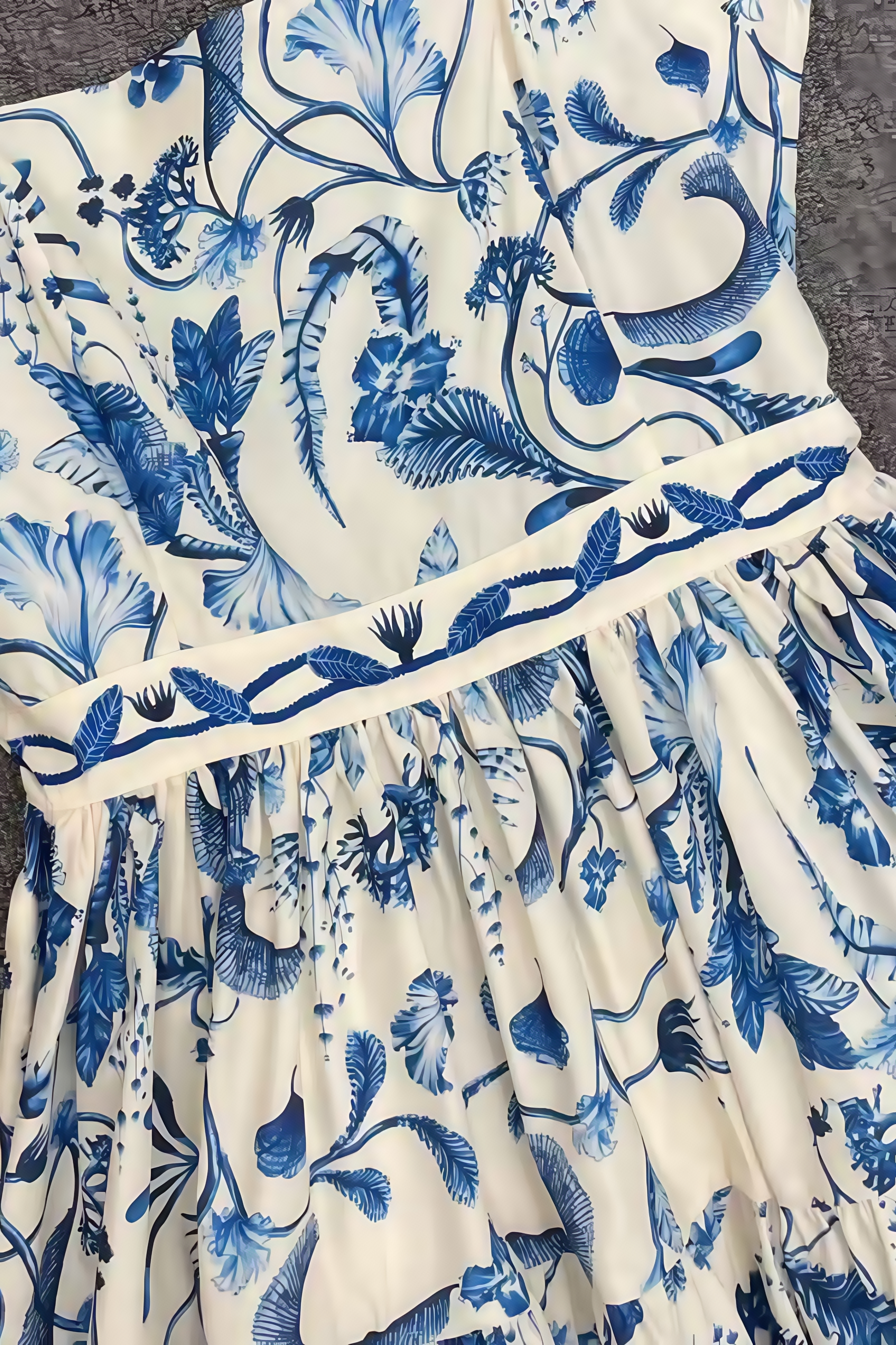 Destsd Embroidered Floral Cotton Mini Dress