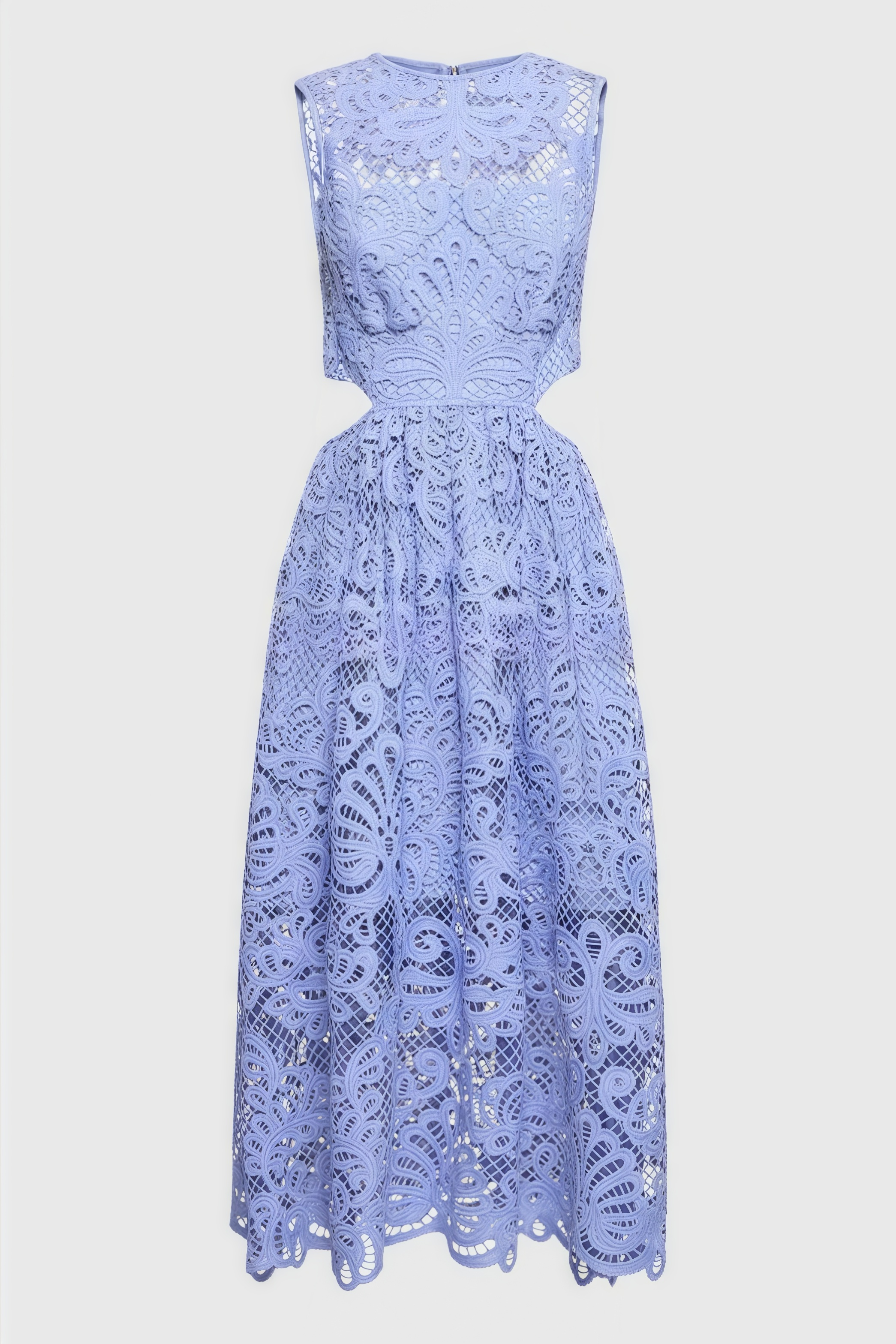 Martscn Cut-out Lace Midi Dress