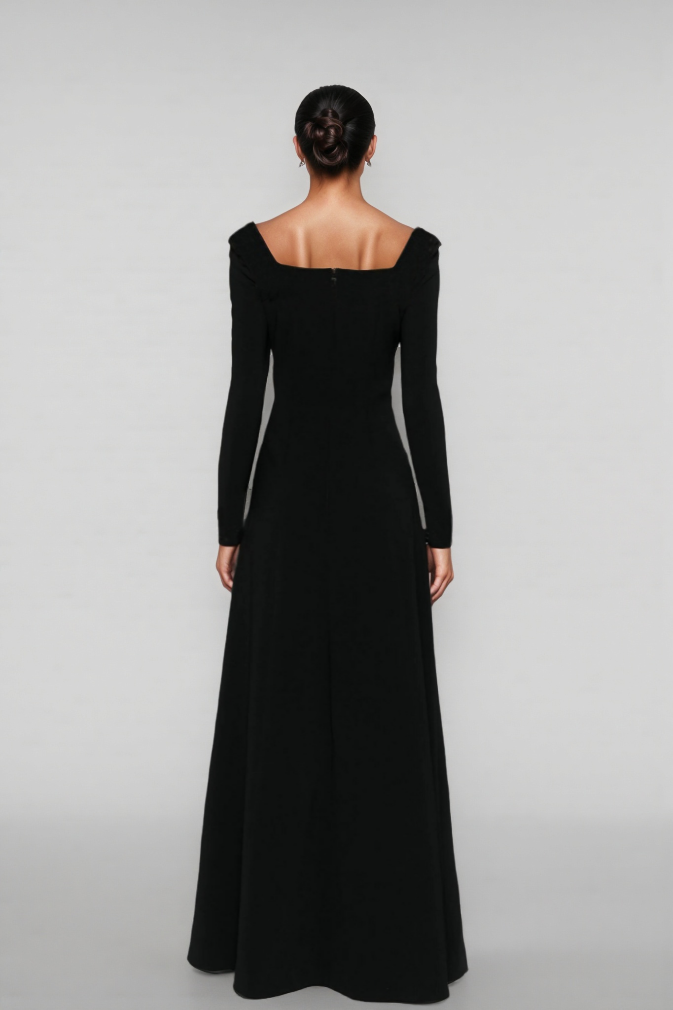 Amai Solid Colour A-line Maxi Dress