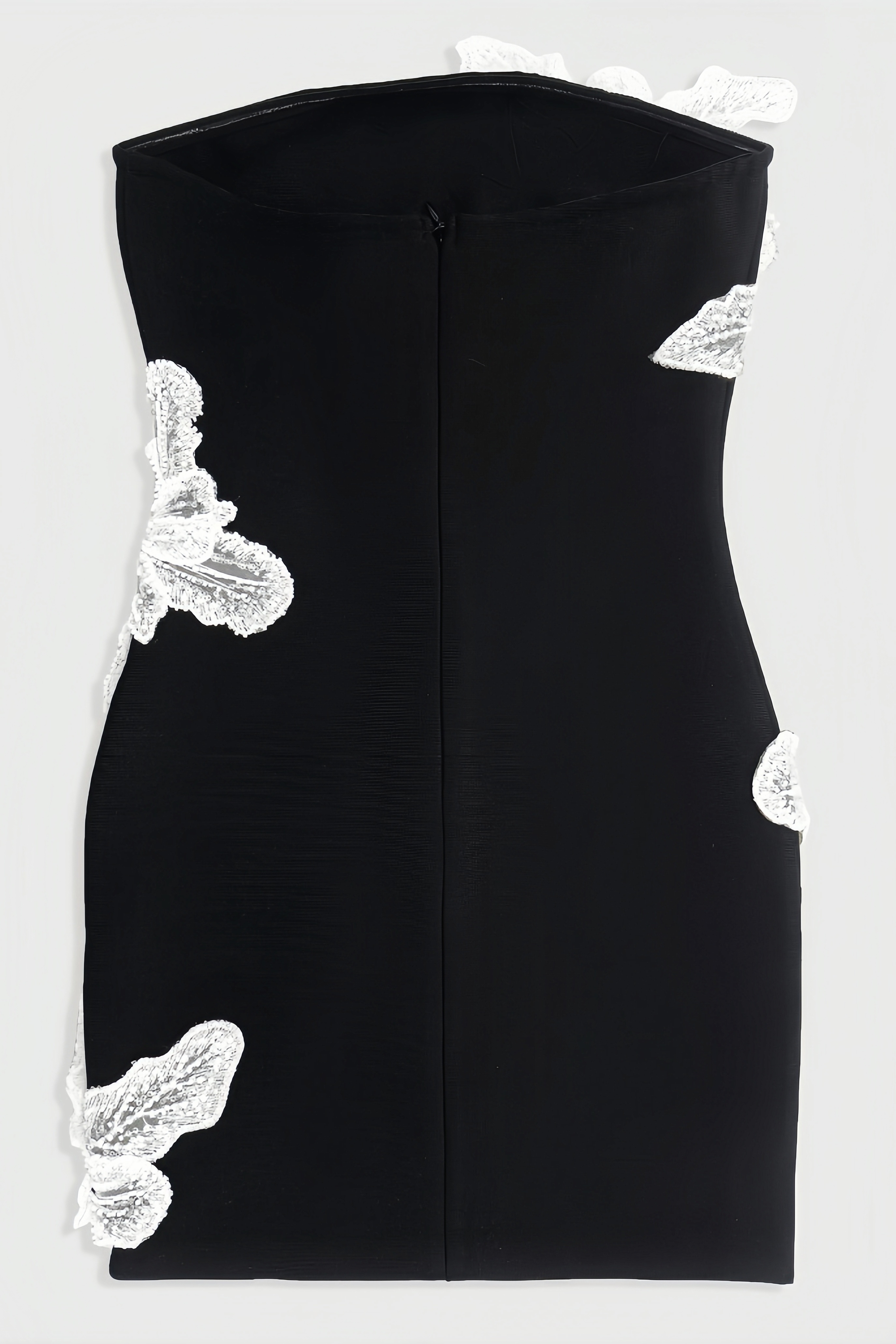 Fari Beaded Floral Knit Mini Dress