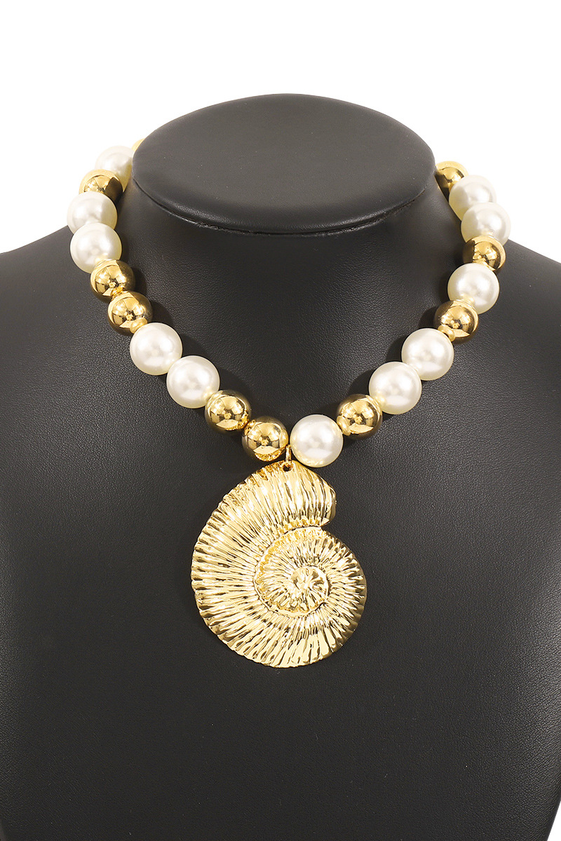 Vina Round Beads Mixed Color Necklace 