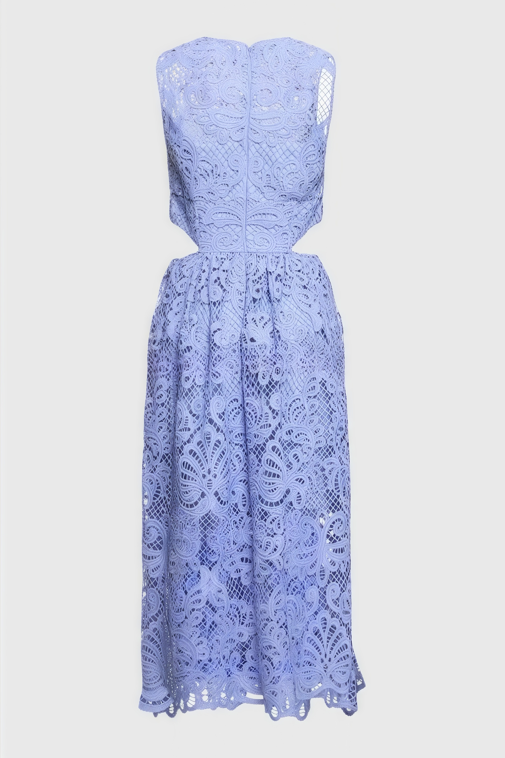Martscn Cut-out Lace Midi Dress