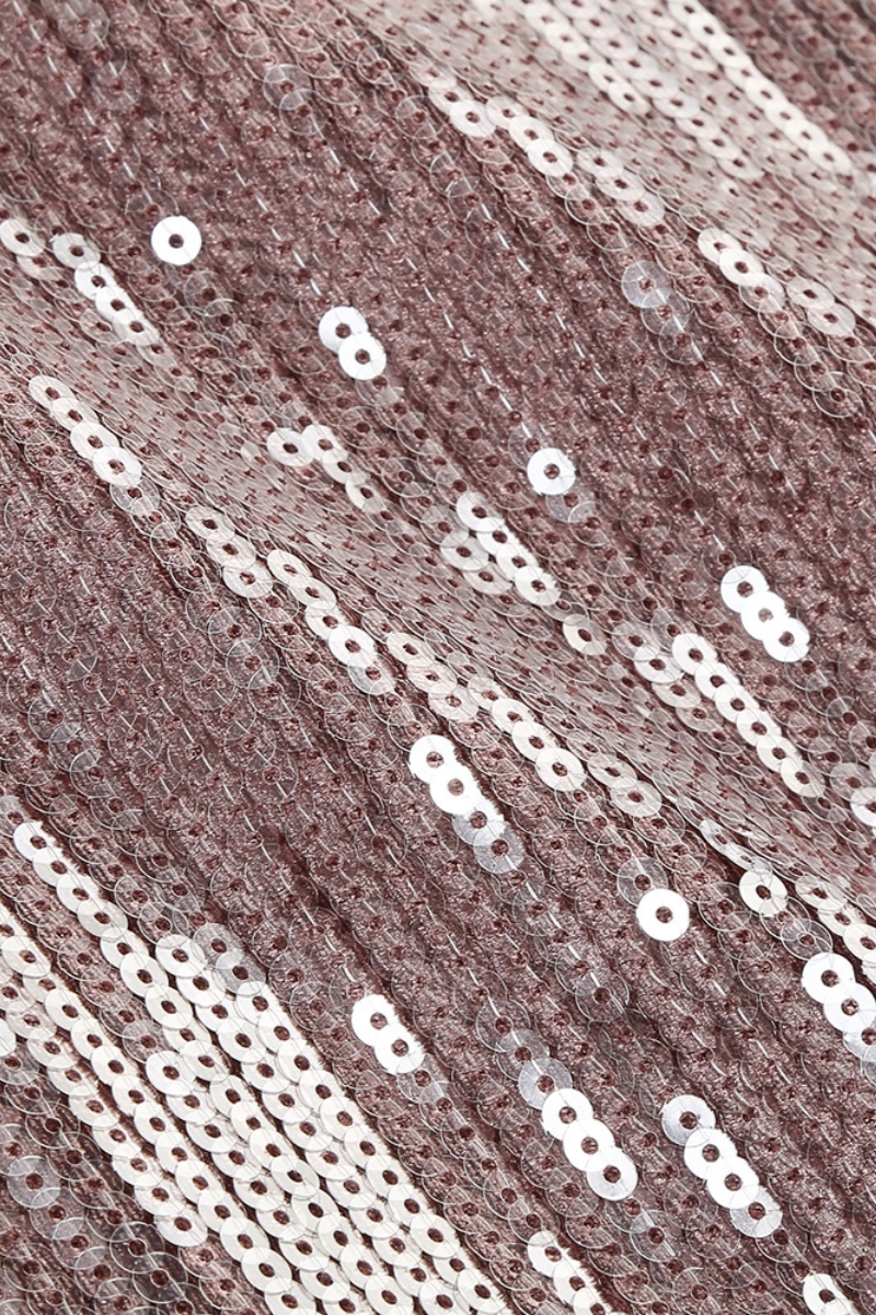 Kendrad Bow Detail Cutout Sequins Maxi Dress