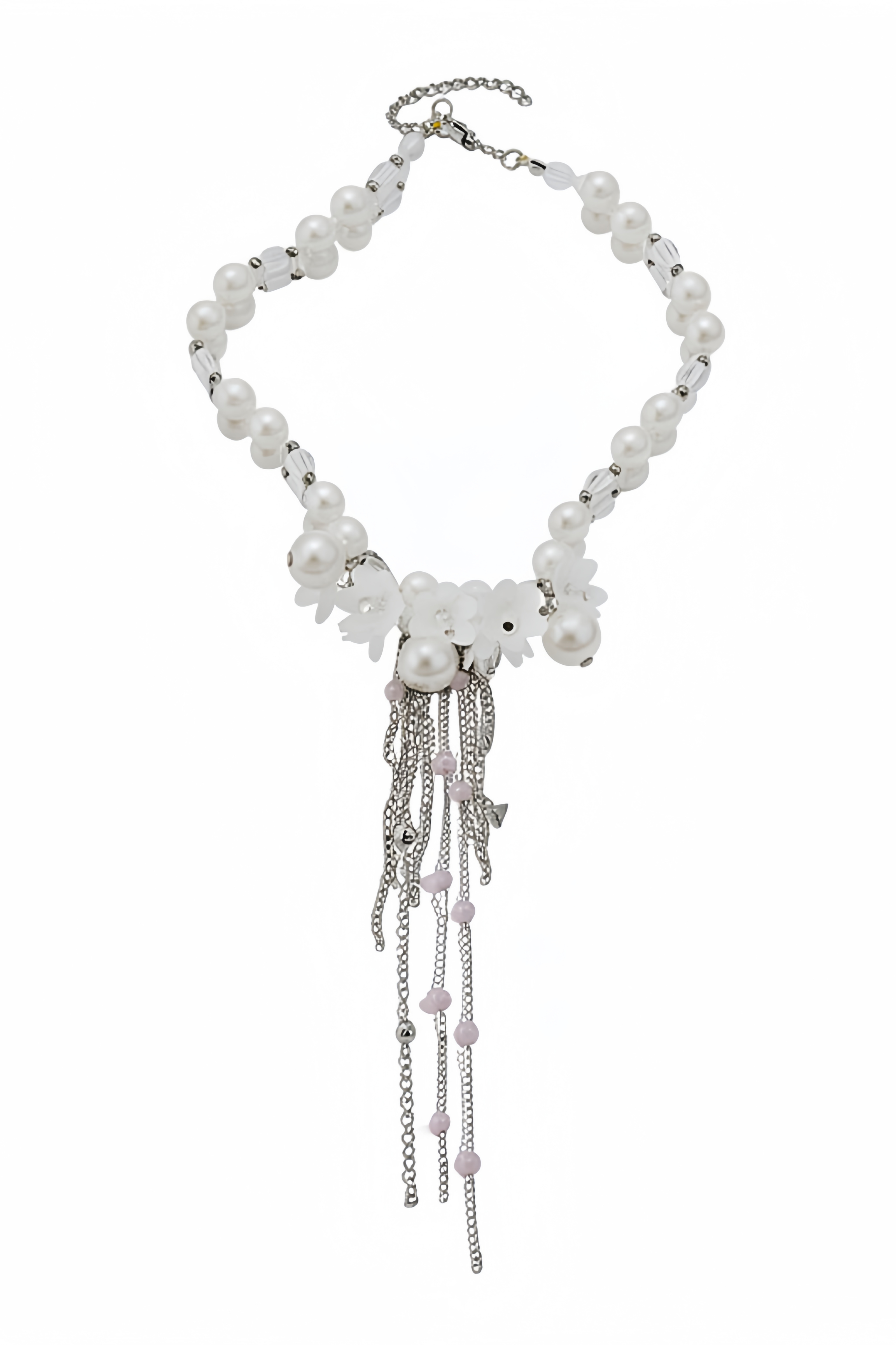 Logra Pearl Flower Necklace