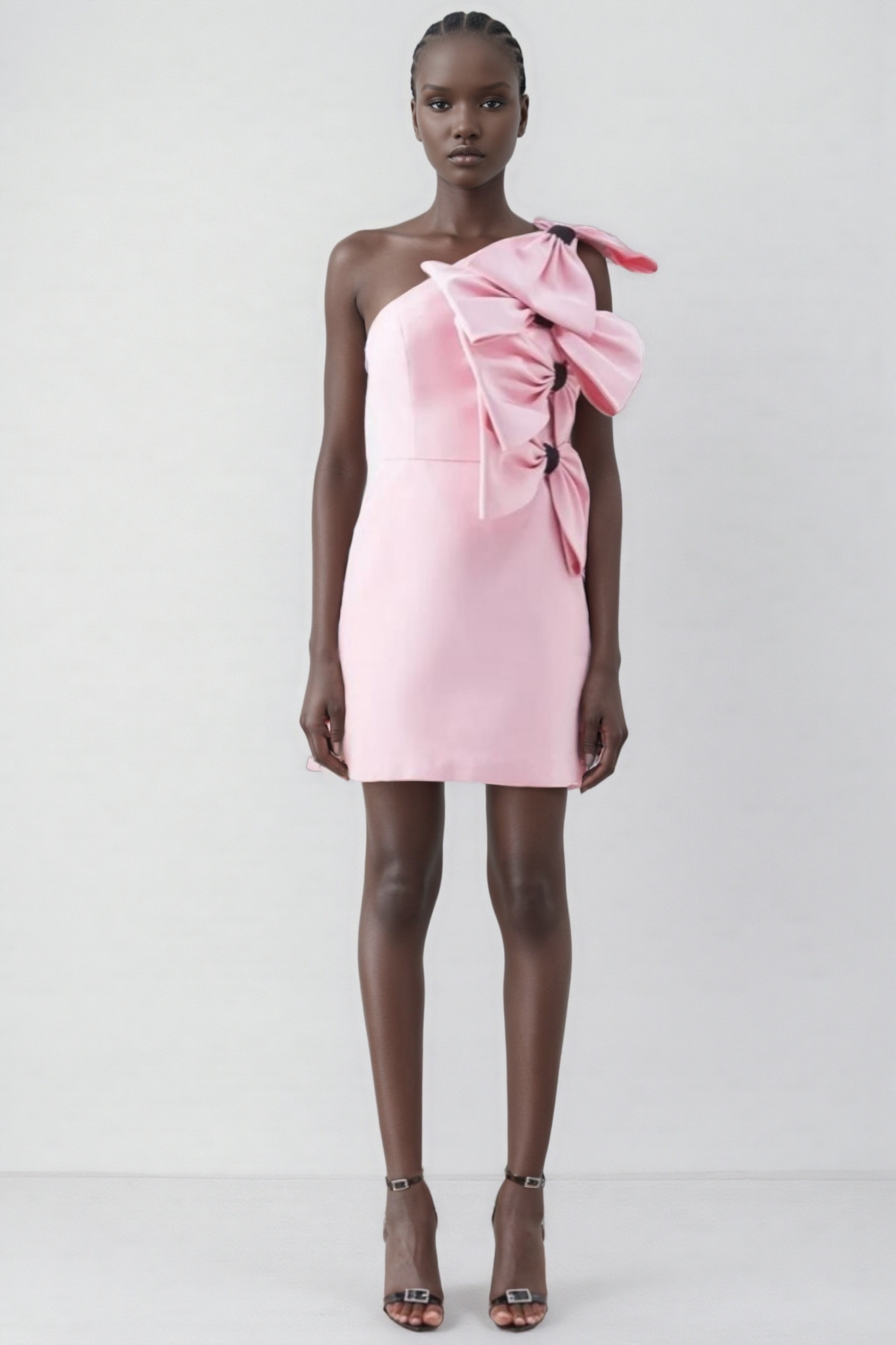 Rila Barbie Pink Big Bow Mini Dress
