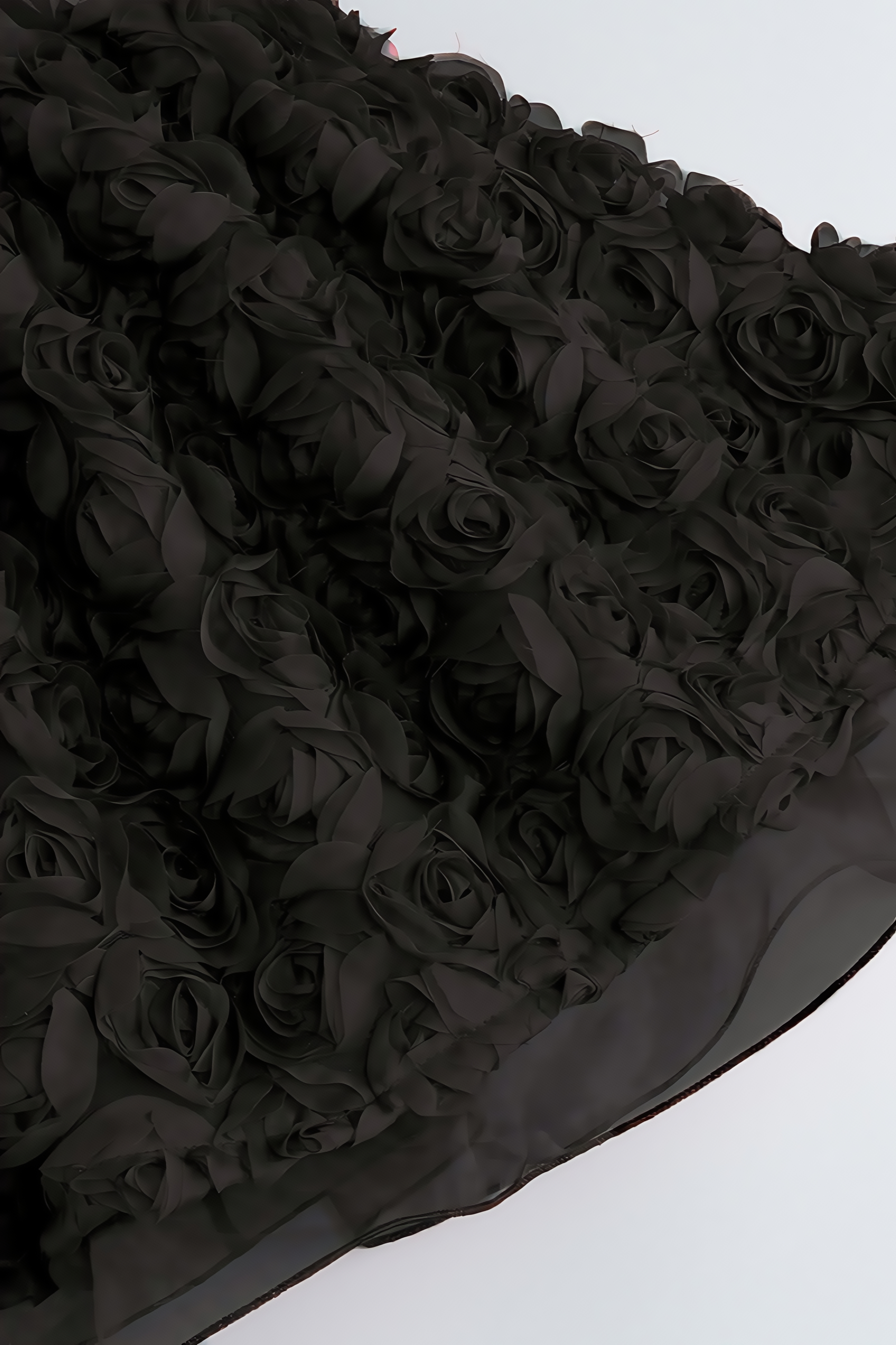 Ralpae 3D Floral Puff Mini Dress