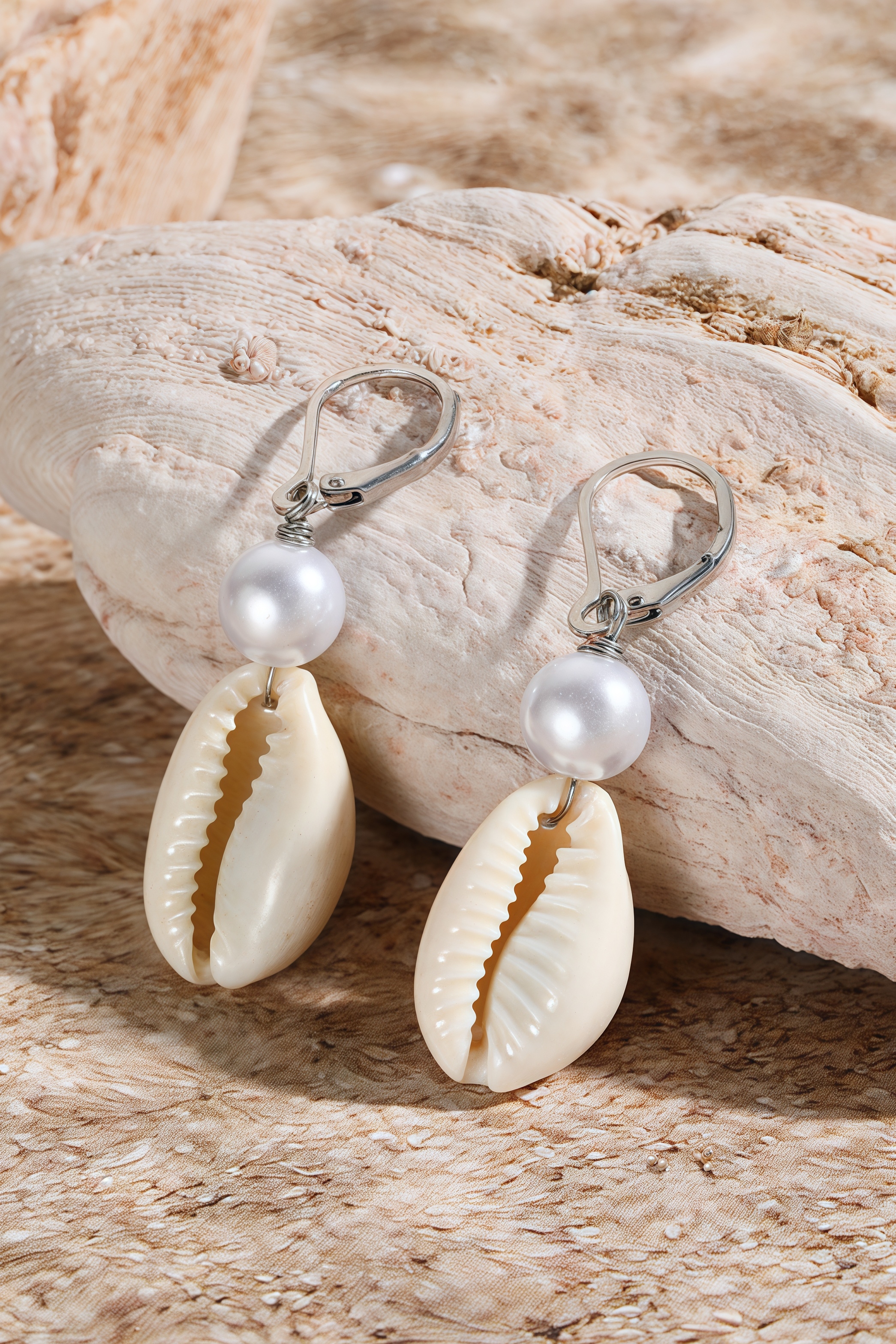 Wolfgang Pearl Yellow Shell Earrings