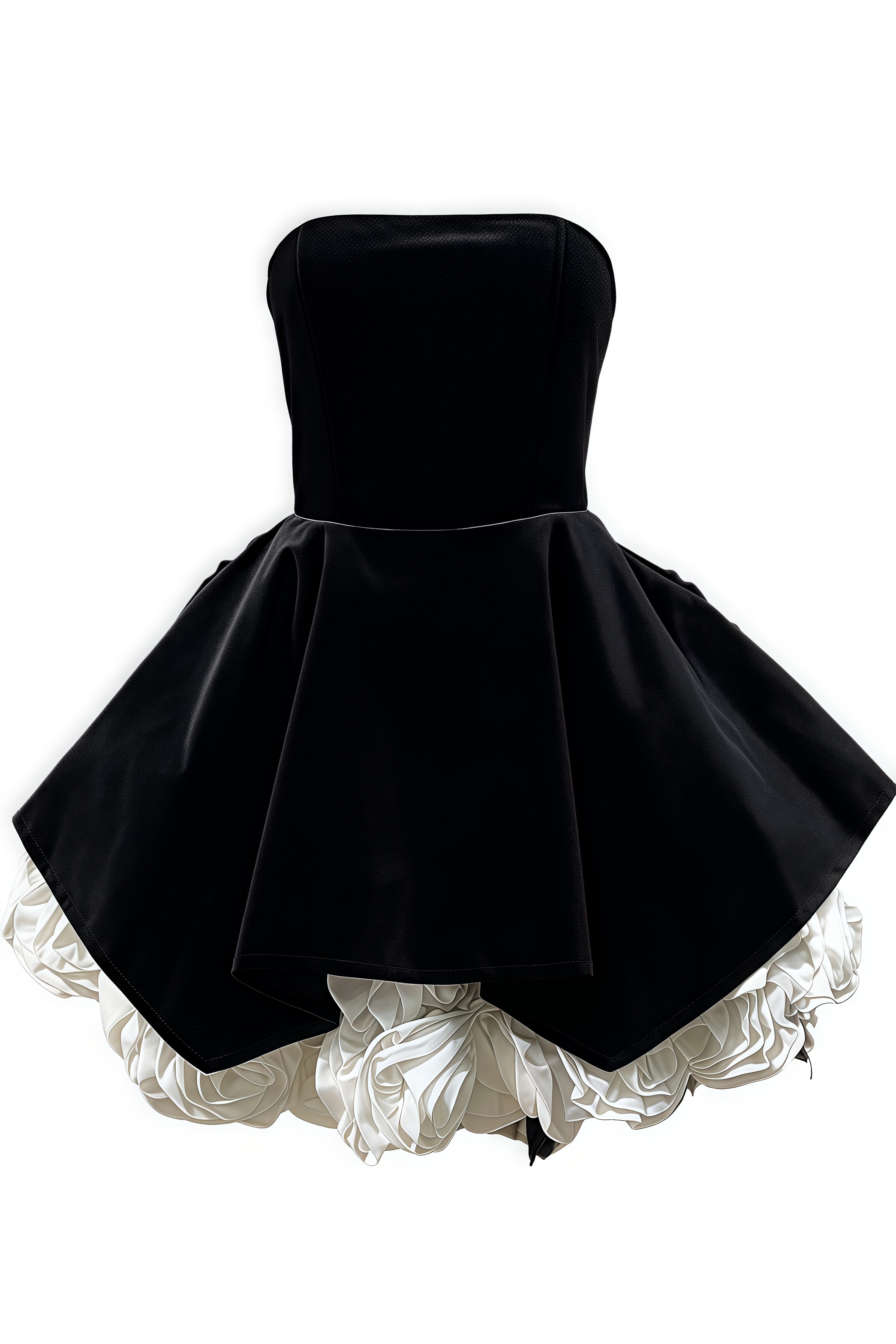 Anira Sleeveless 3D Floral Mini Dress