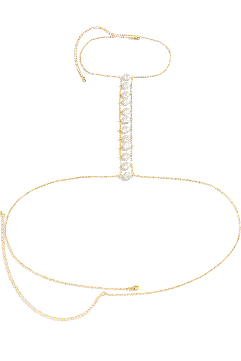 Gisela Imitation Pearl Body Necklace