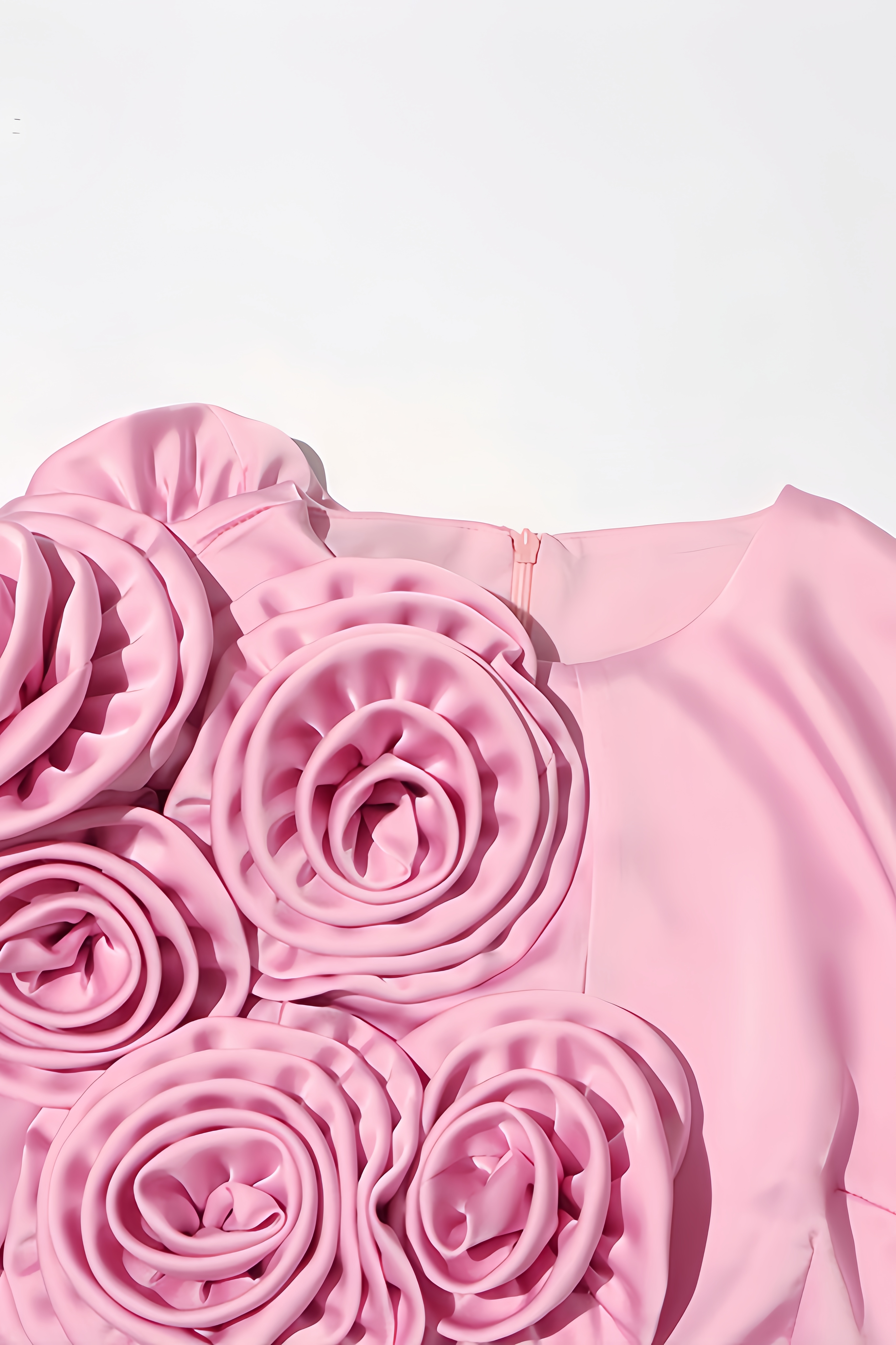 Samala 3D Floral Satin Maxi Dress