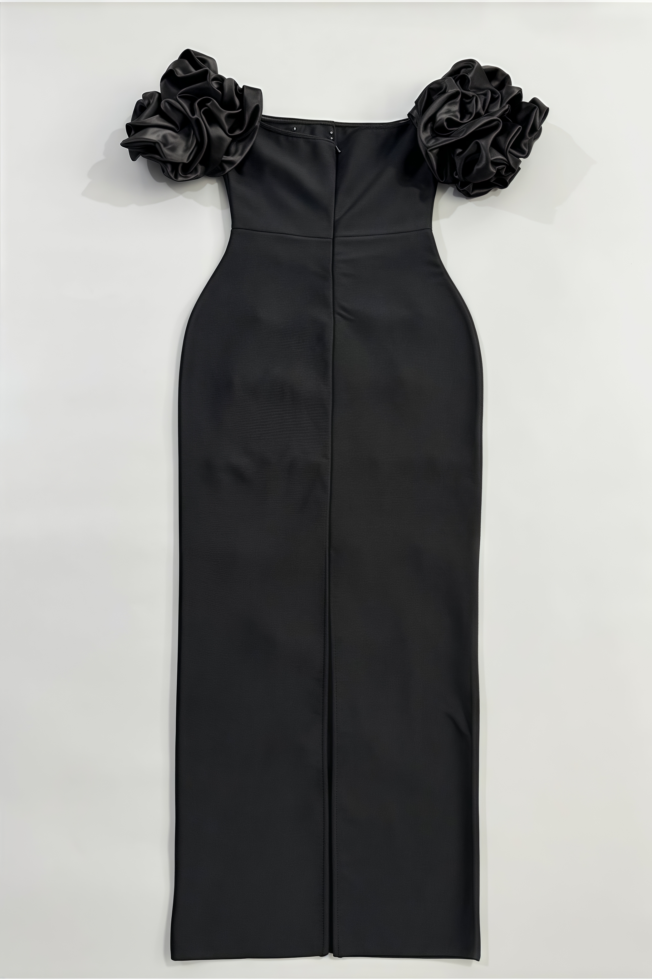 Helesa Off Shoulder Pearl Bandage Maxi Dress