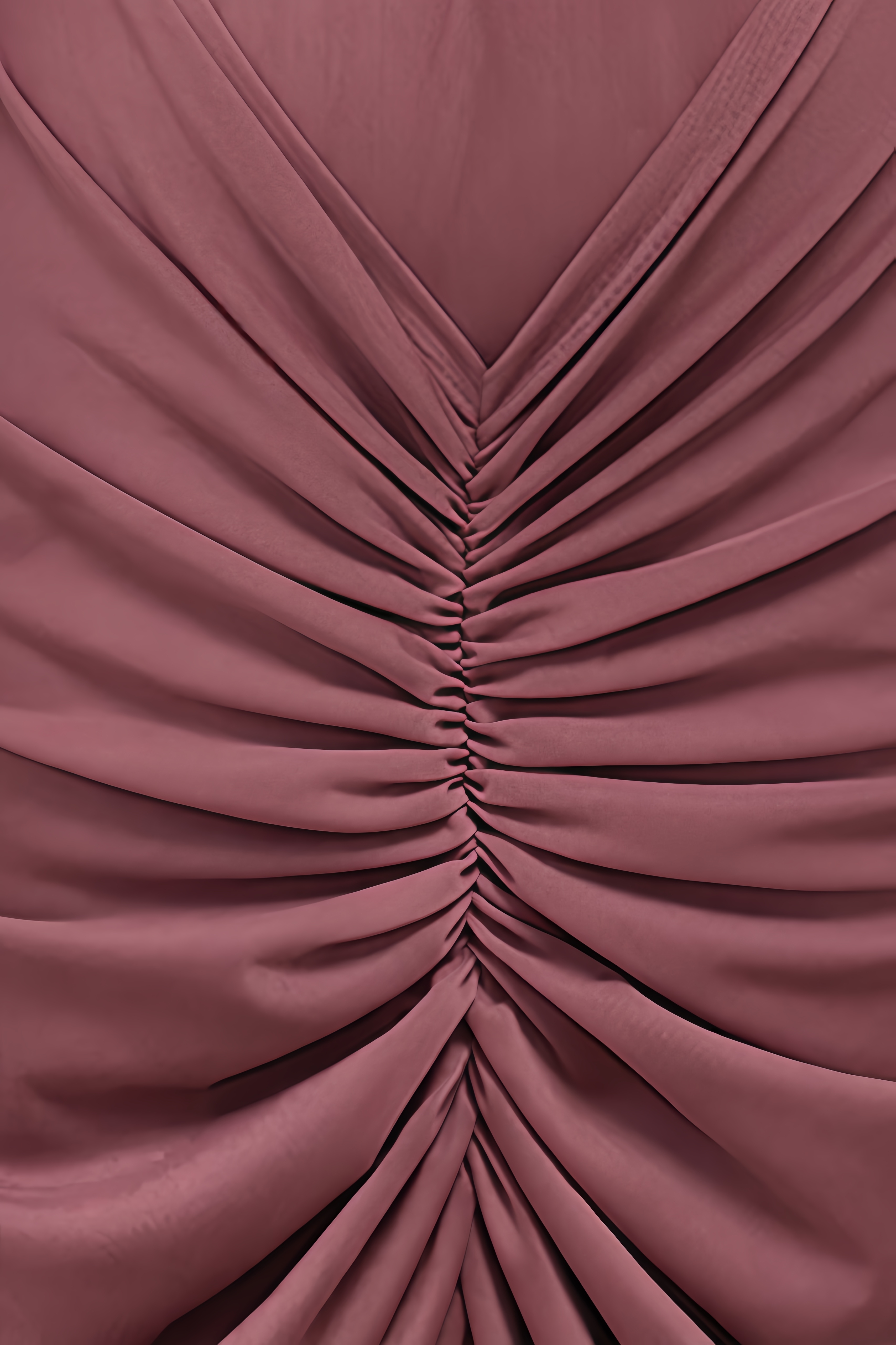 Zevof Asymmetrical Pleated Maxi Dress