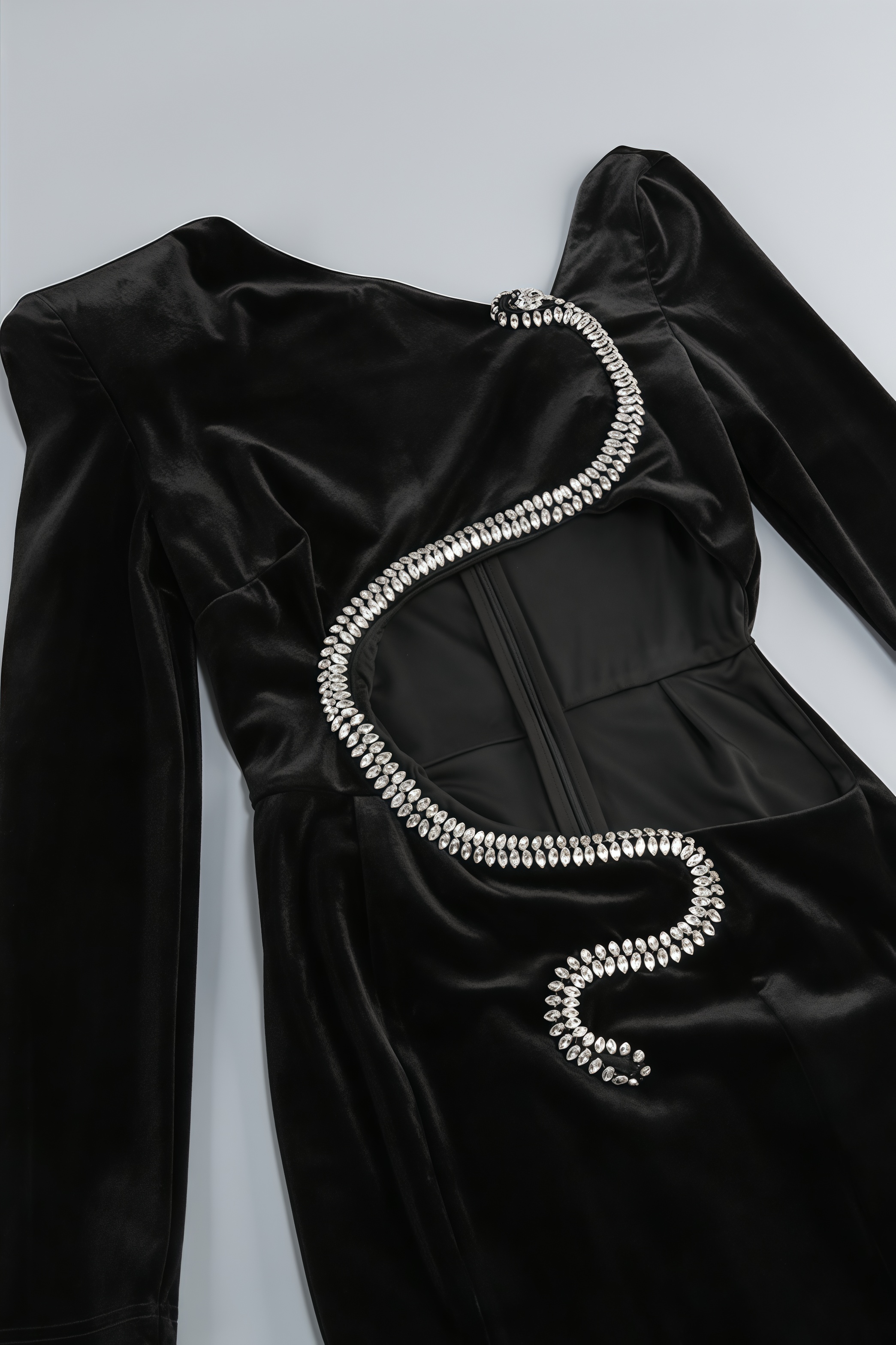 Lace Black Cutout Maxi Dress