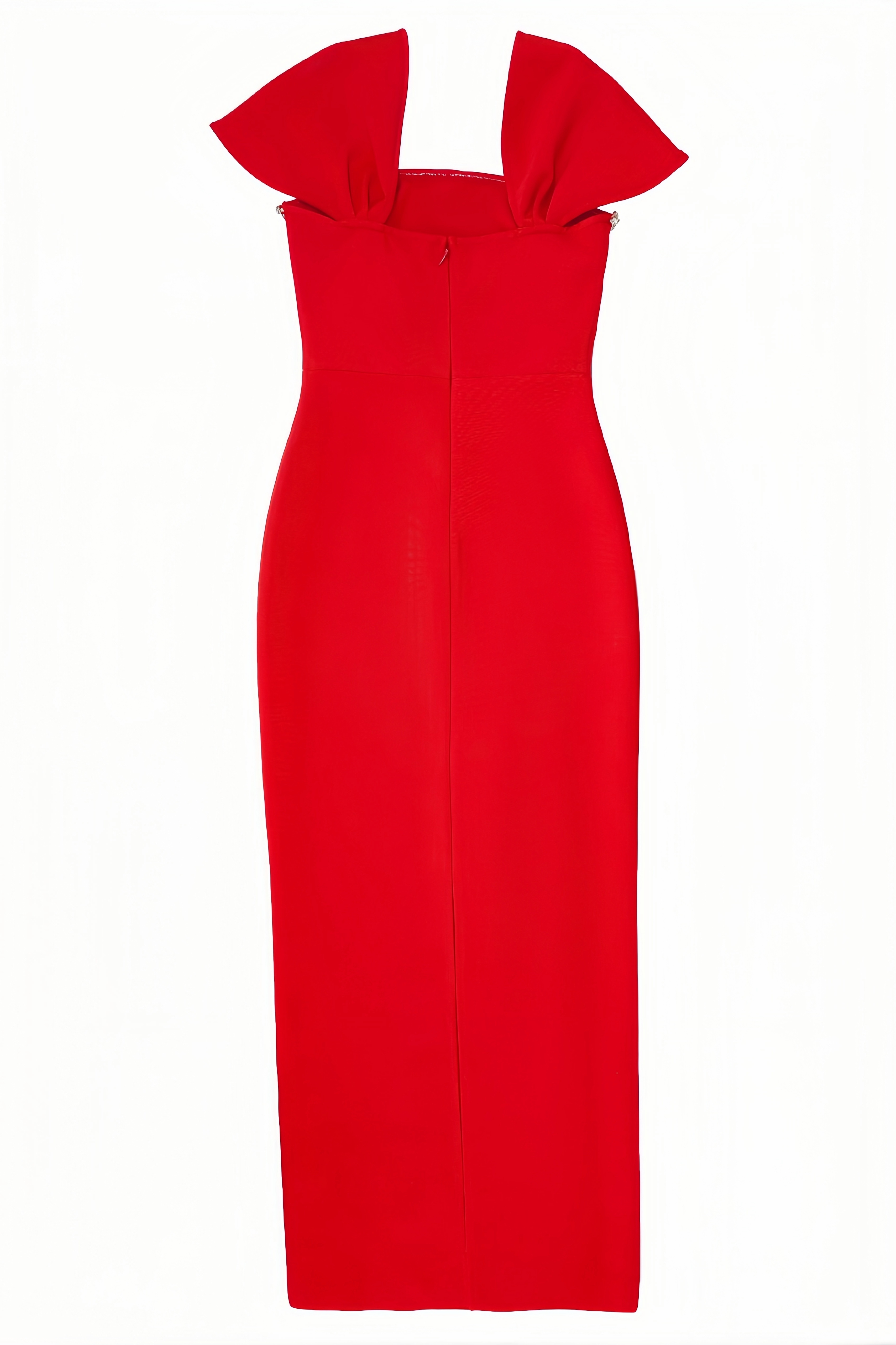 Kora Red Bandage Maxi Dress