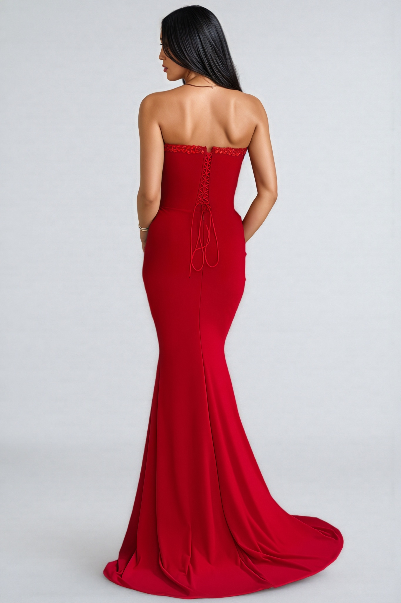Sleeveless Diamond Bandage Maxi Dress