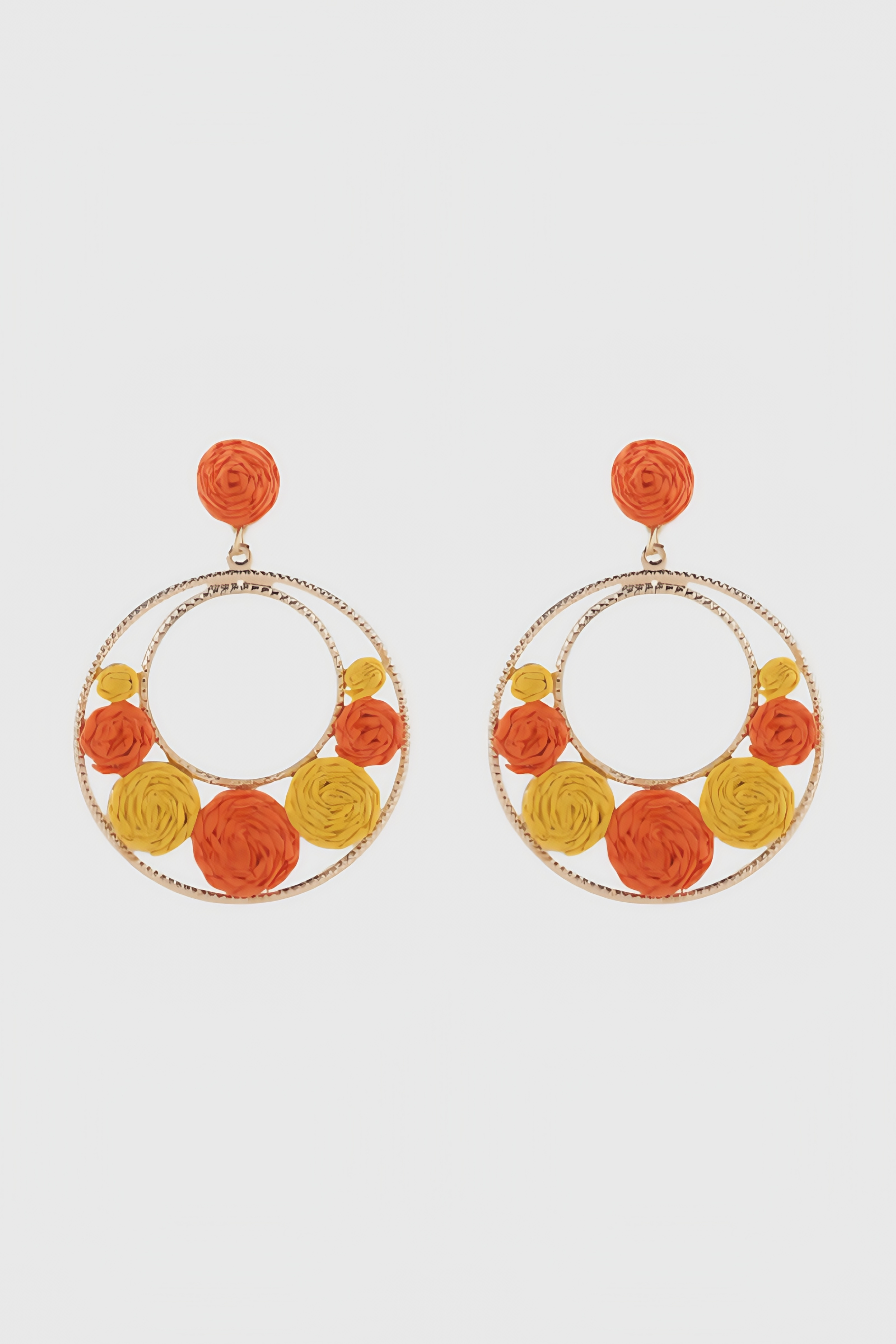 Naidt Lafite Grass Geometric Weaving Earrings