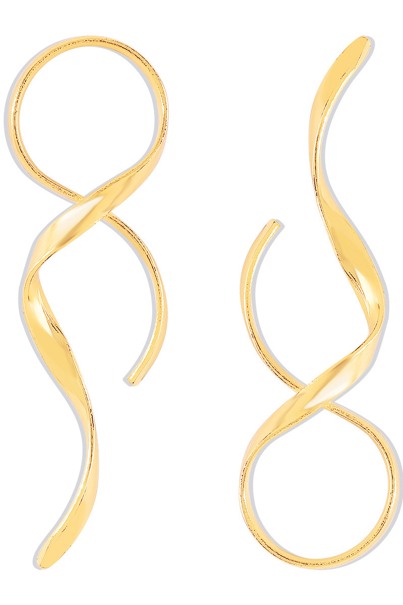 Fina Geometric Surround Earrings