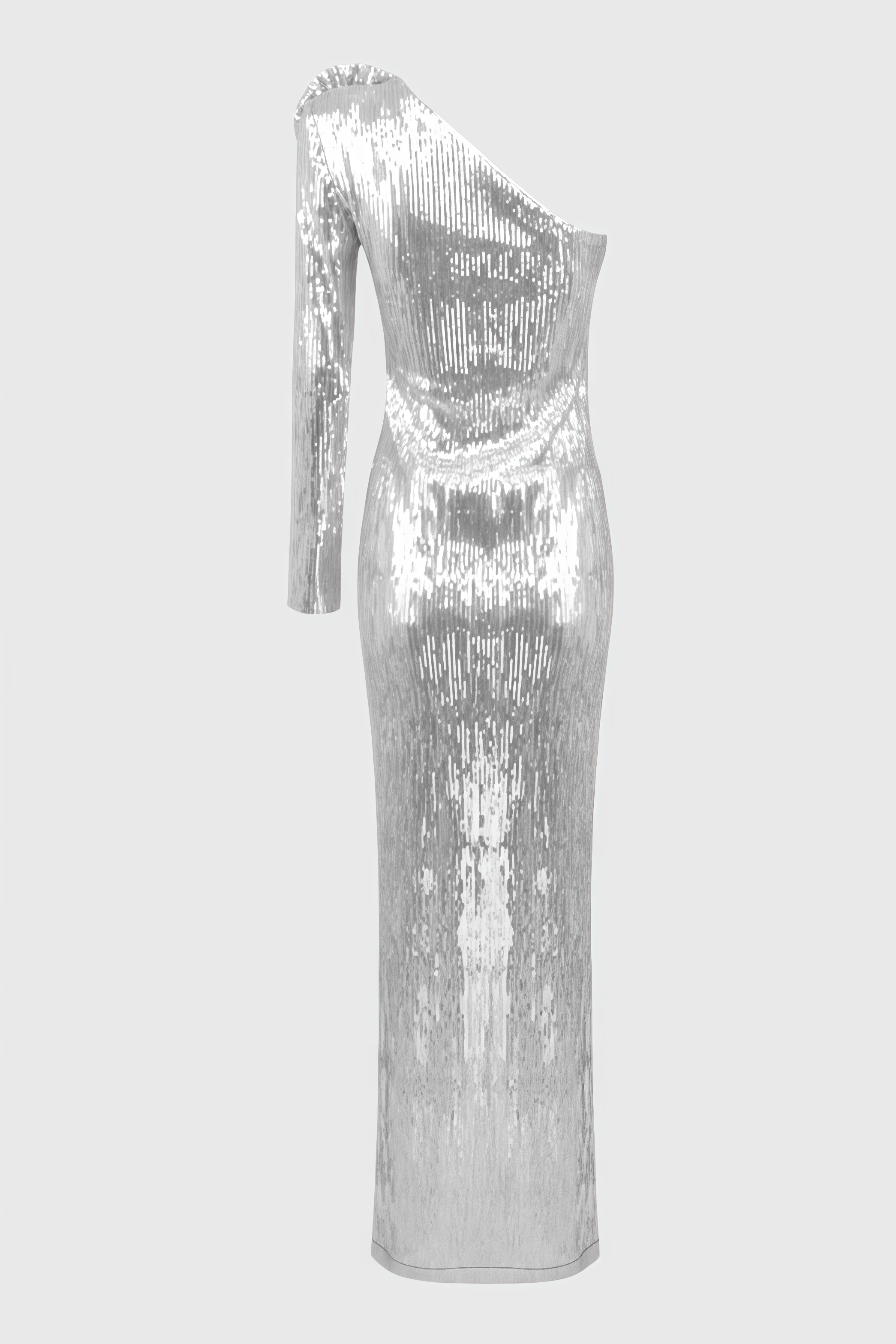 Carl 3D Floral Sequin Maxi Dress