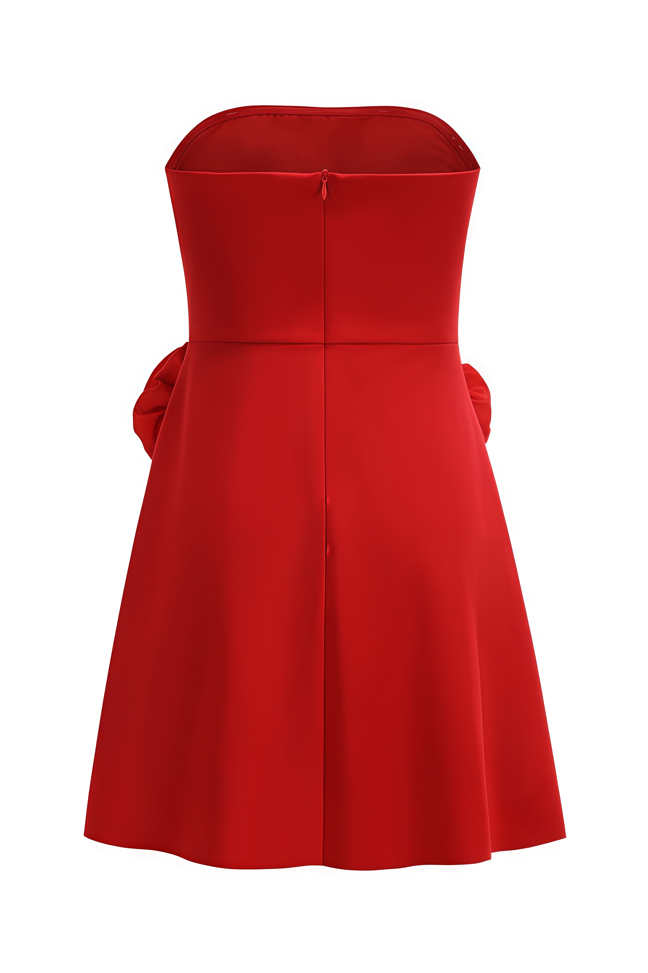 Livlah Red 3D Floral Mini Dress