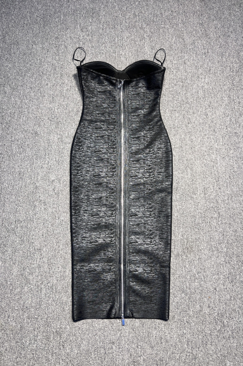 Benja Sheath Wrap Midi Dress