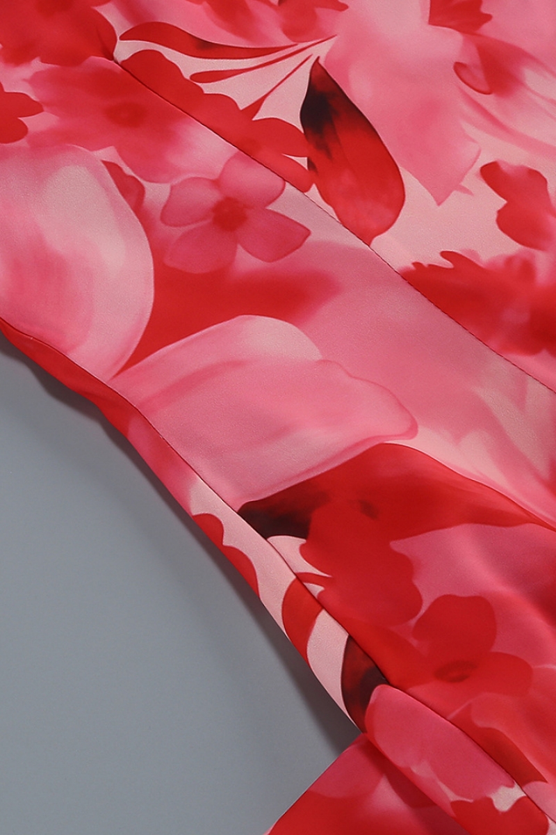 Lunciy Sleeveless Floral Maxi Dress