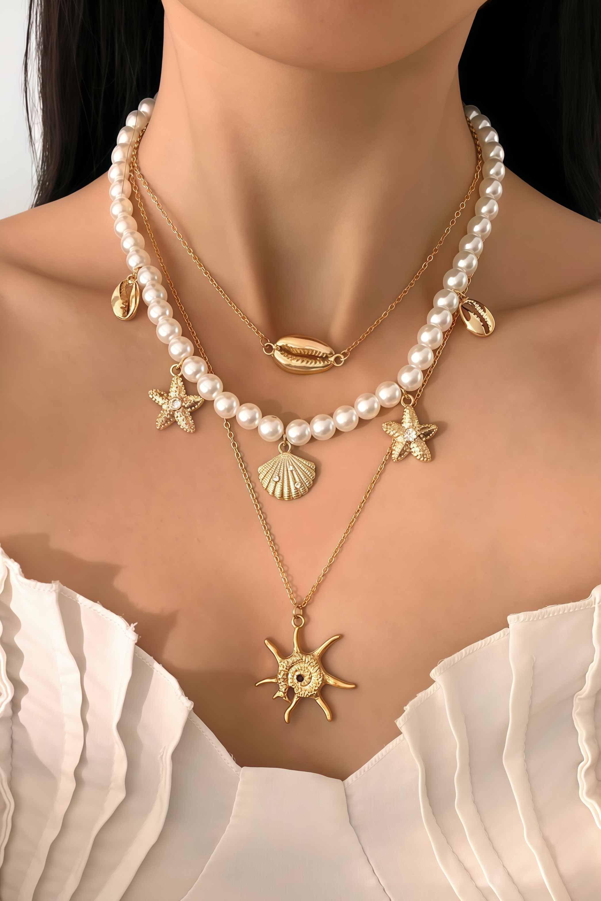 Thaddeus Beach Pearl Necklace