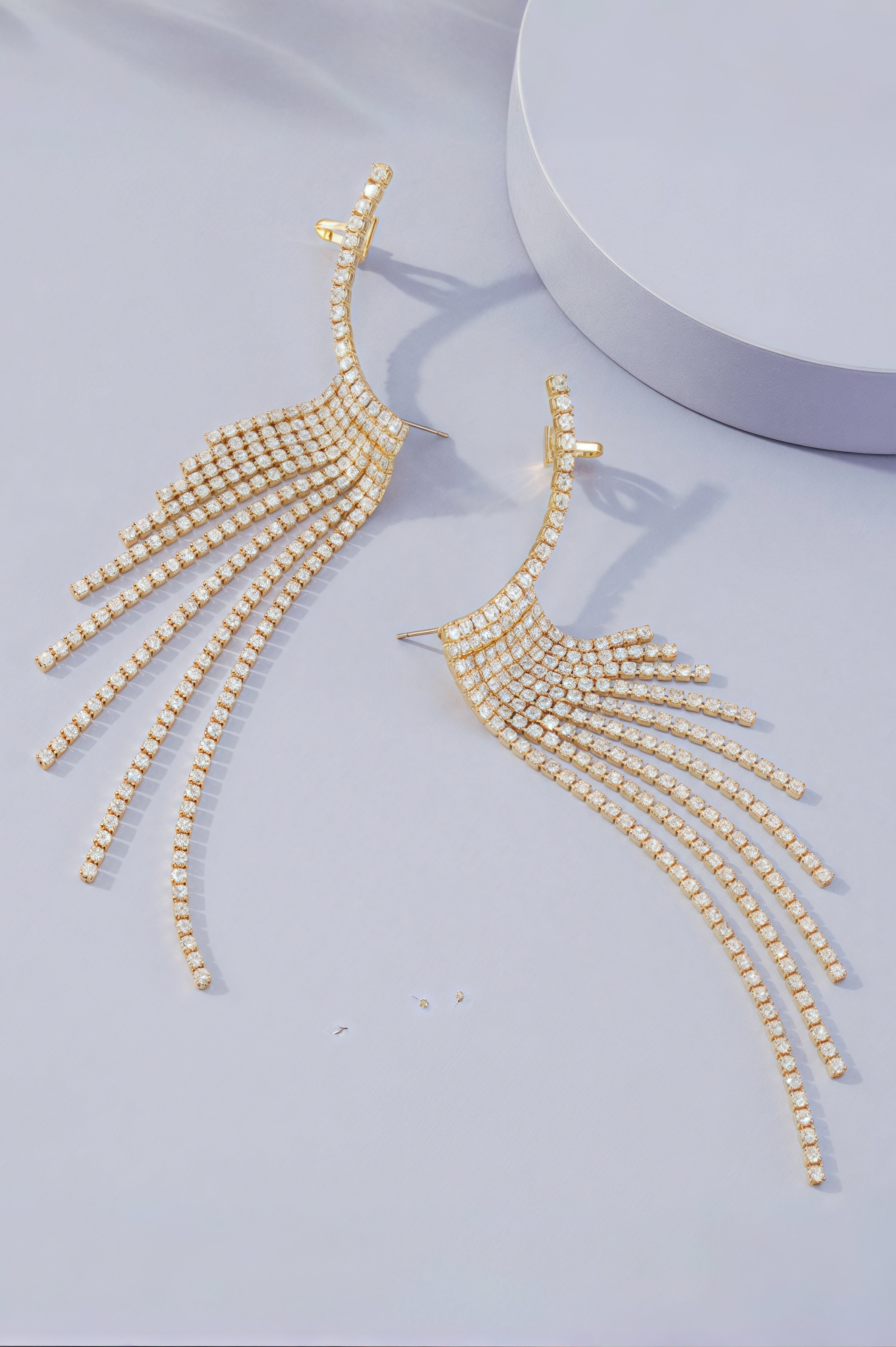 Wilder Tassel Rhinestone Earrings