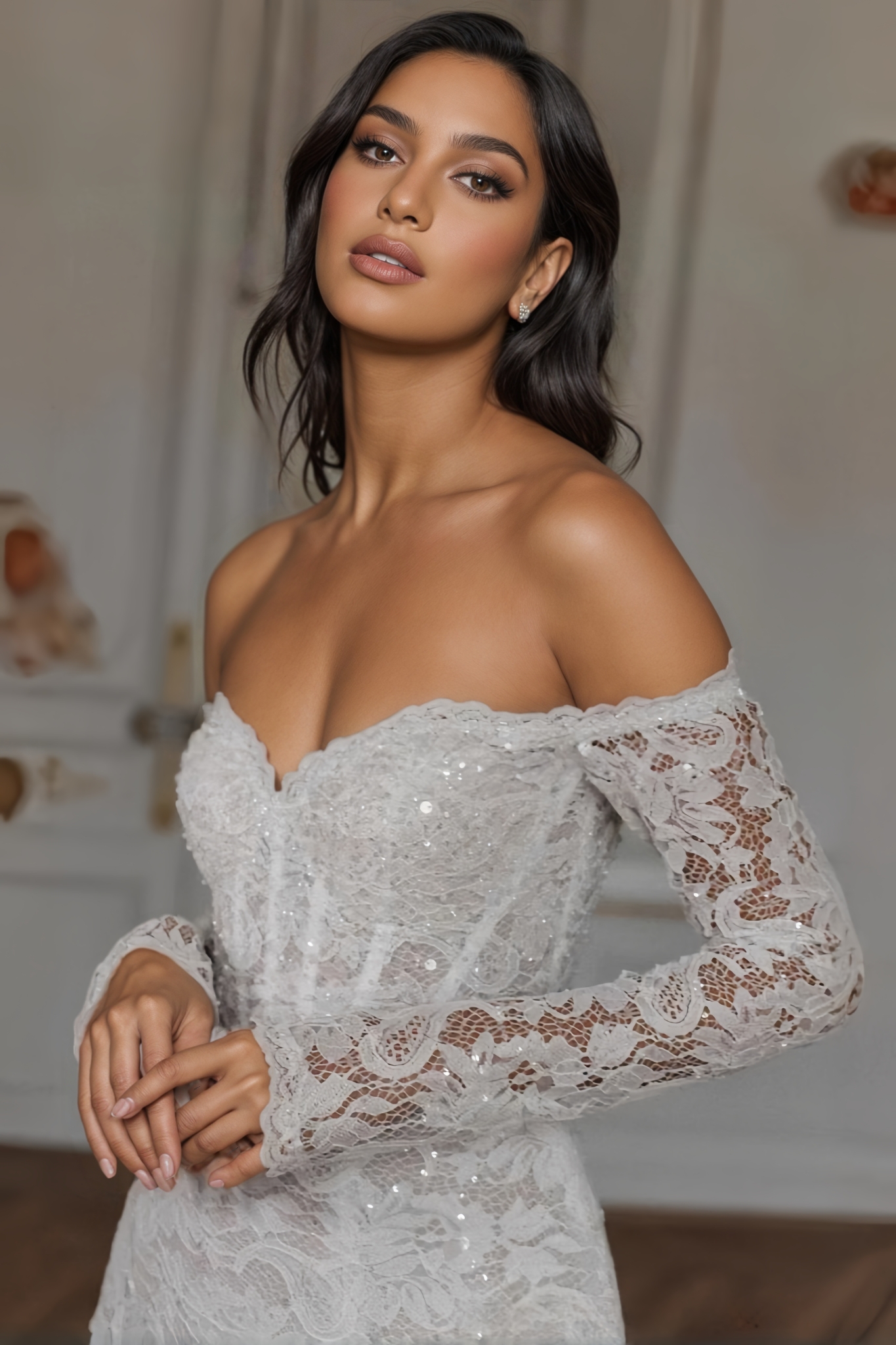 Lace Mini Dress