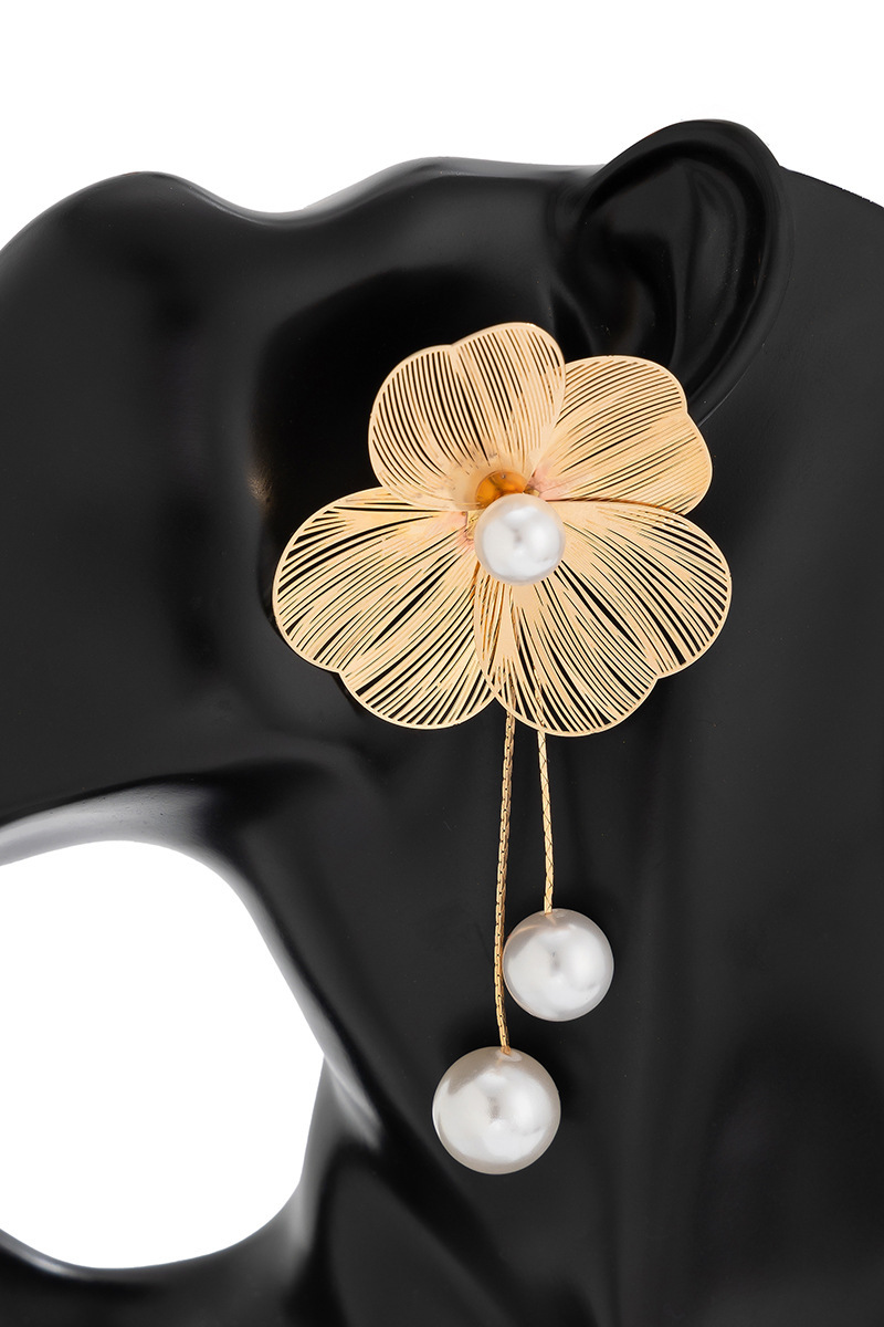 Bellis Metal Flower Earrings