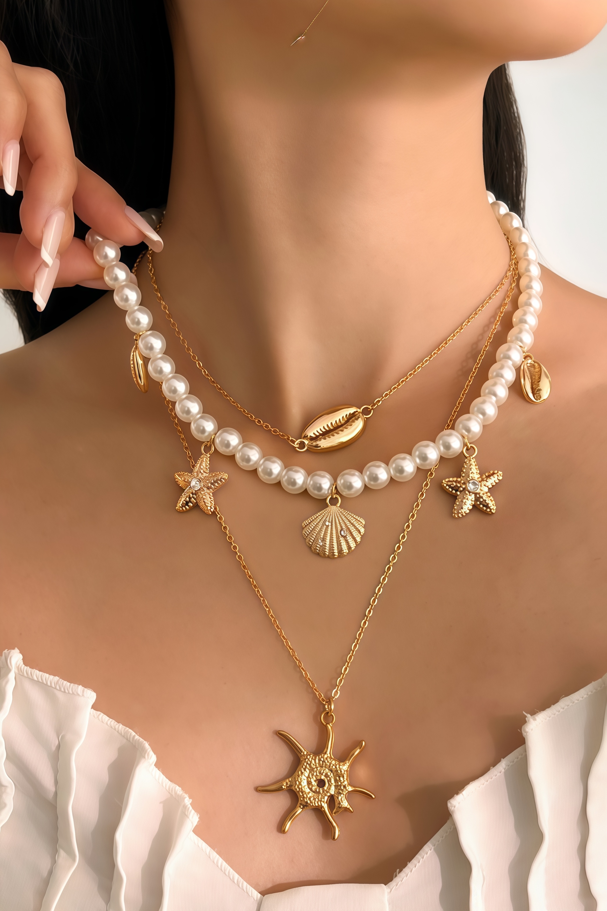 Thaddeus Beach Pearl Necklace