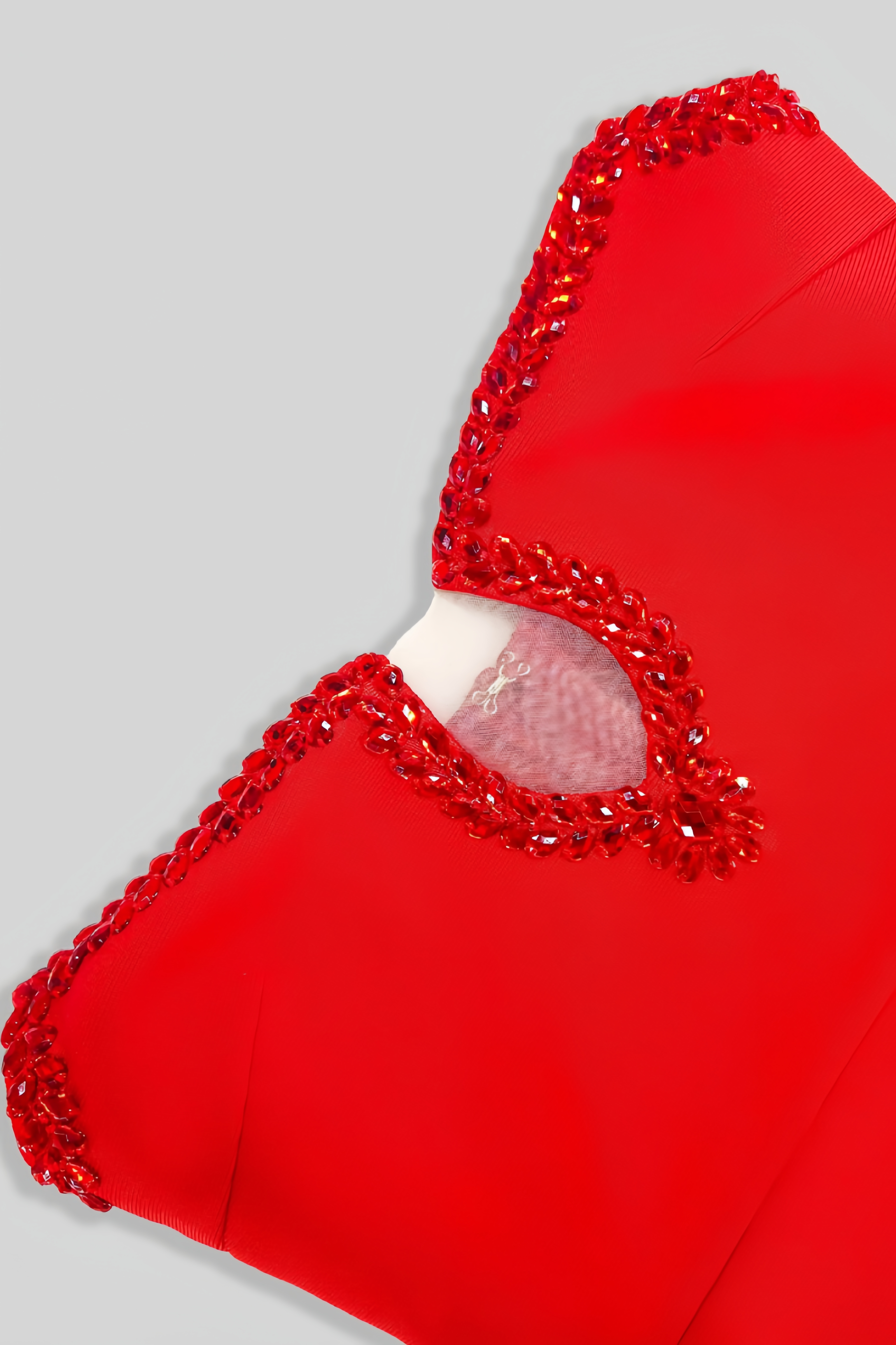 Sleeveless Diamond Bandage Maxi Dress