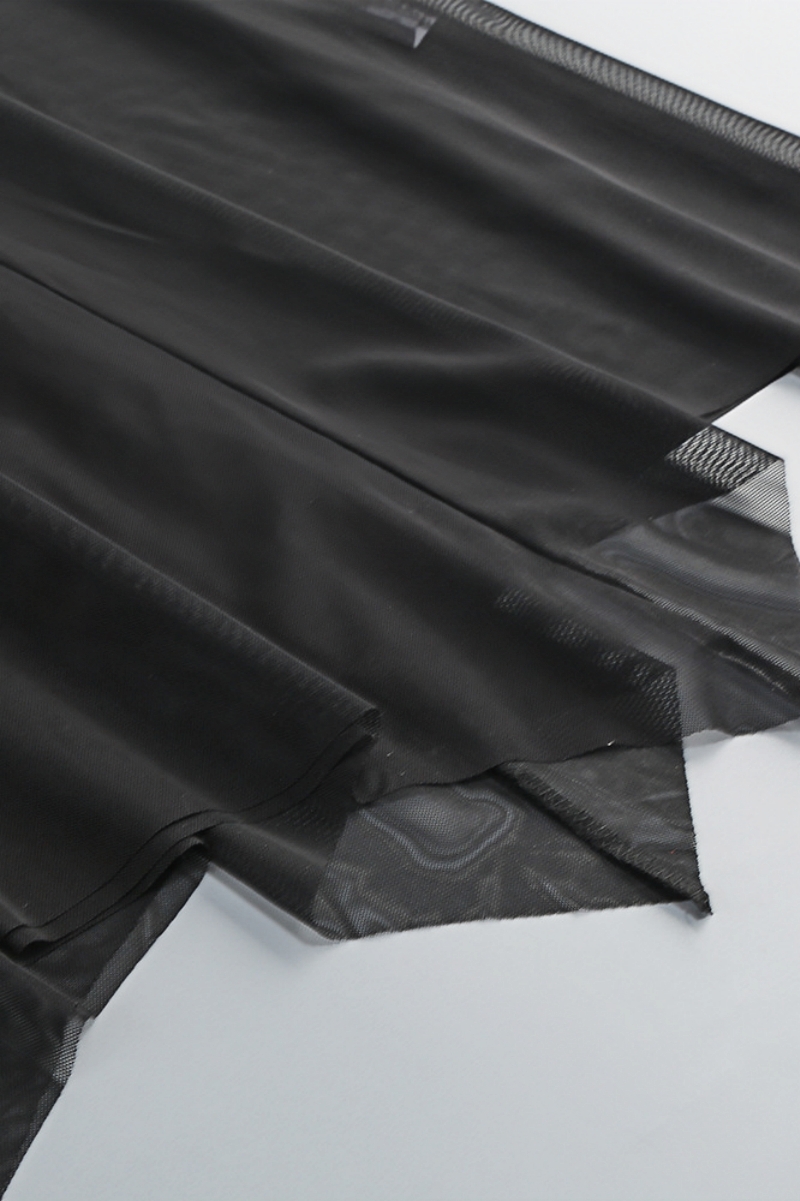 Mayads High Neck Sequin Mesh Maxi Dress