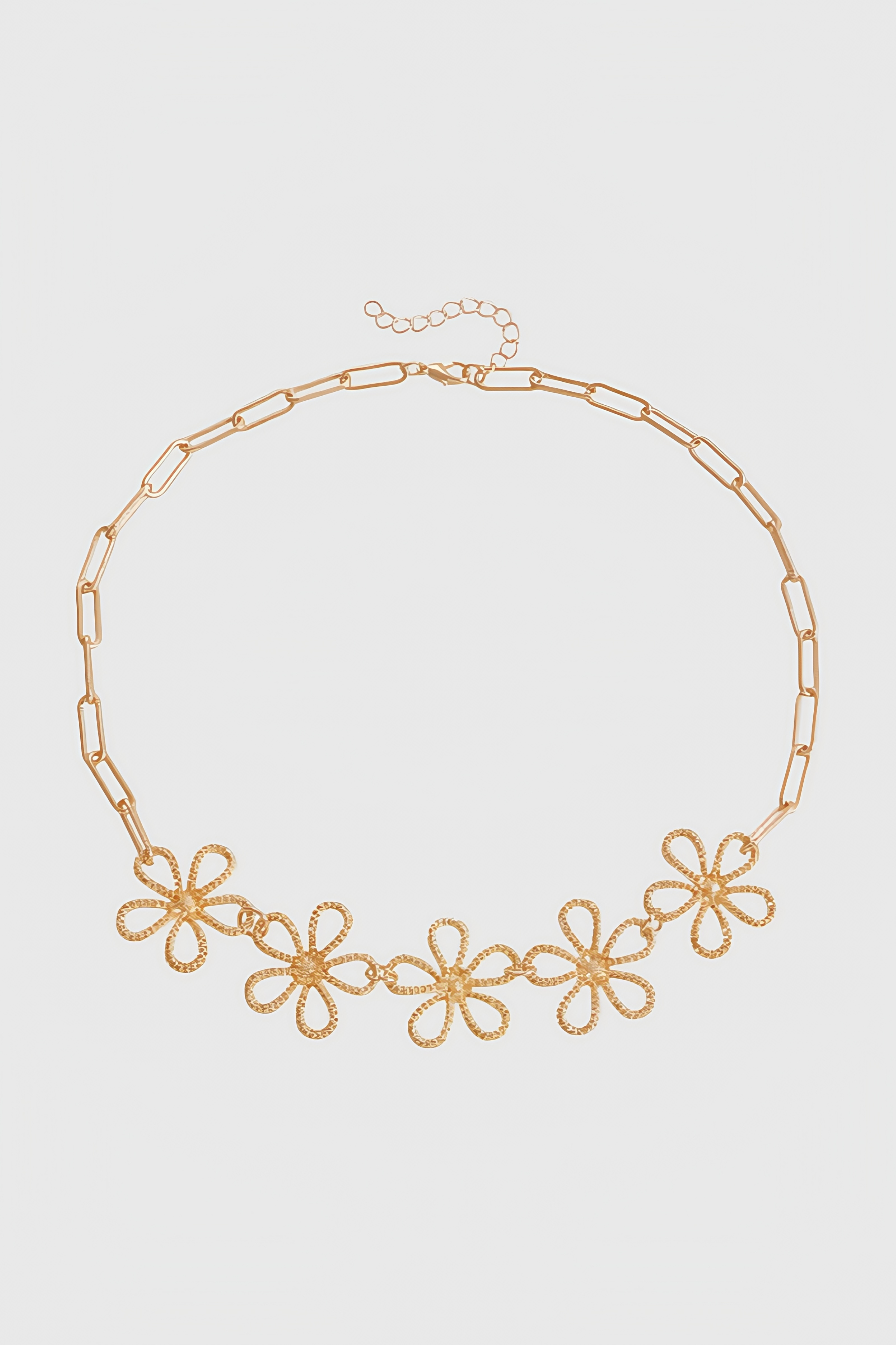 Simeon Openwork Flower Necklace