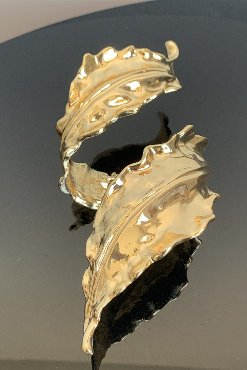 Jessel Leaf Twisted Wrap Bracelet