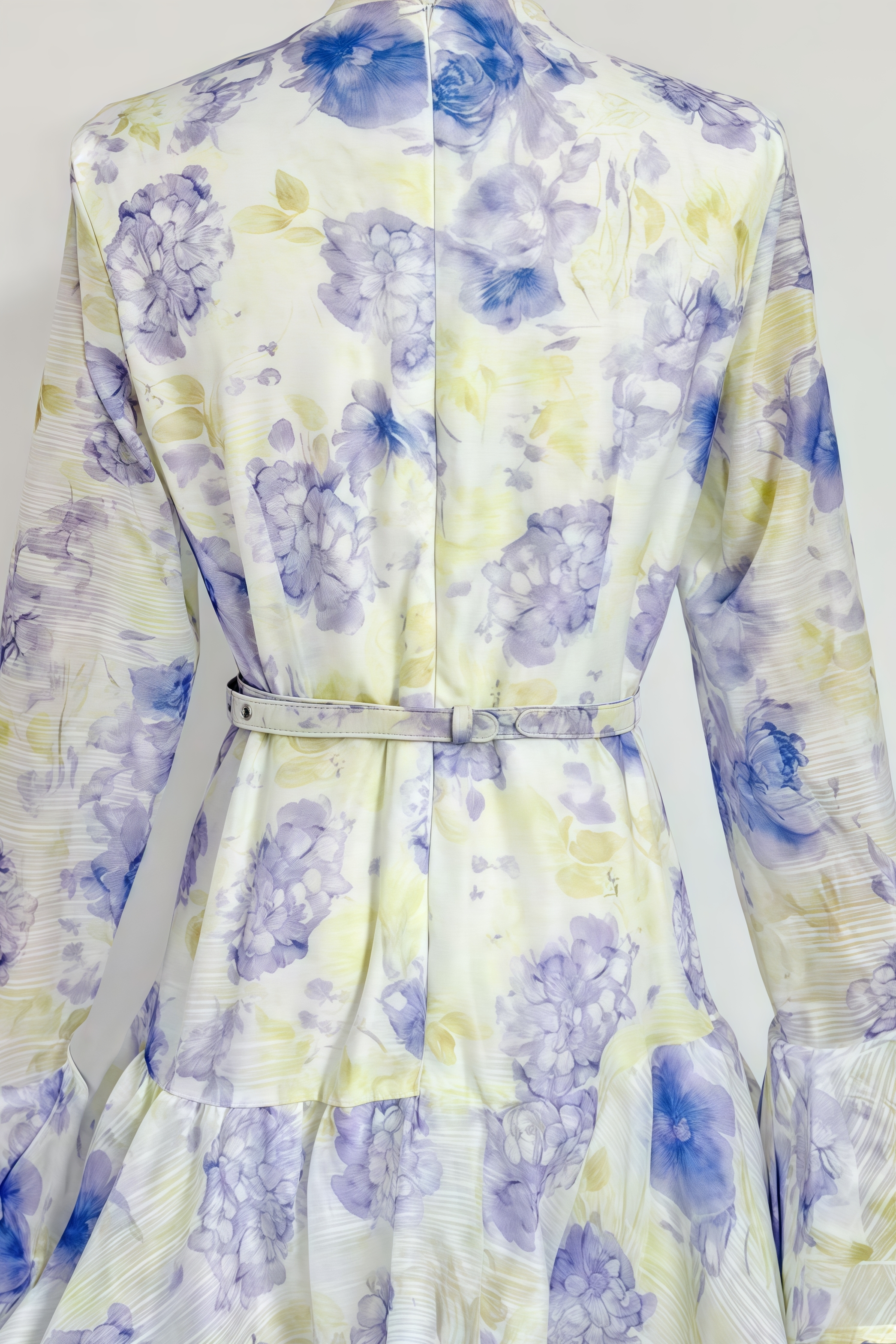 Olenf V-neck Printed Cake Maxi Dress