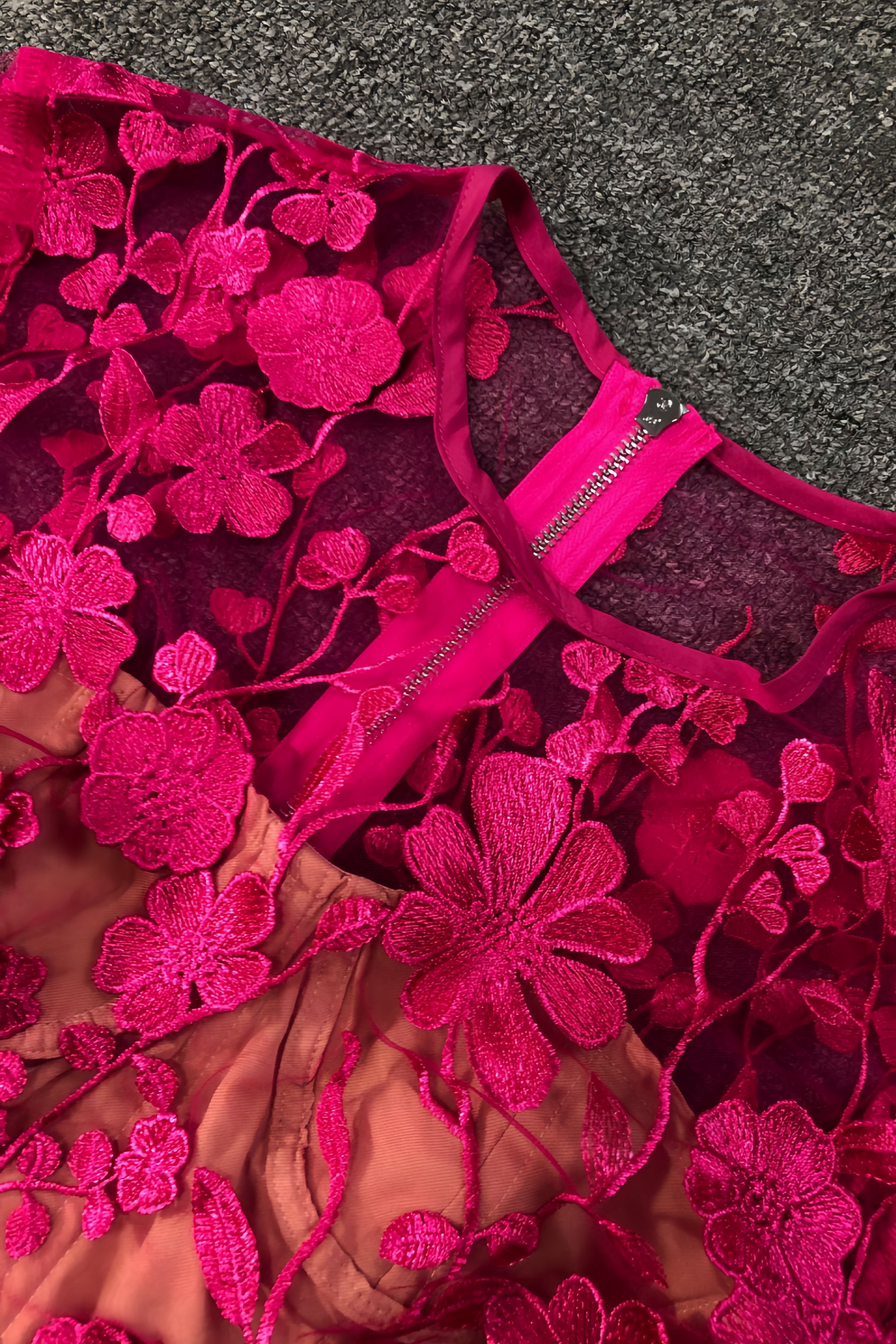 Salacia 3D Floral Lace Mini Dress