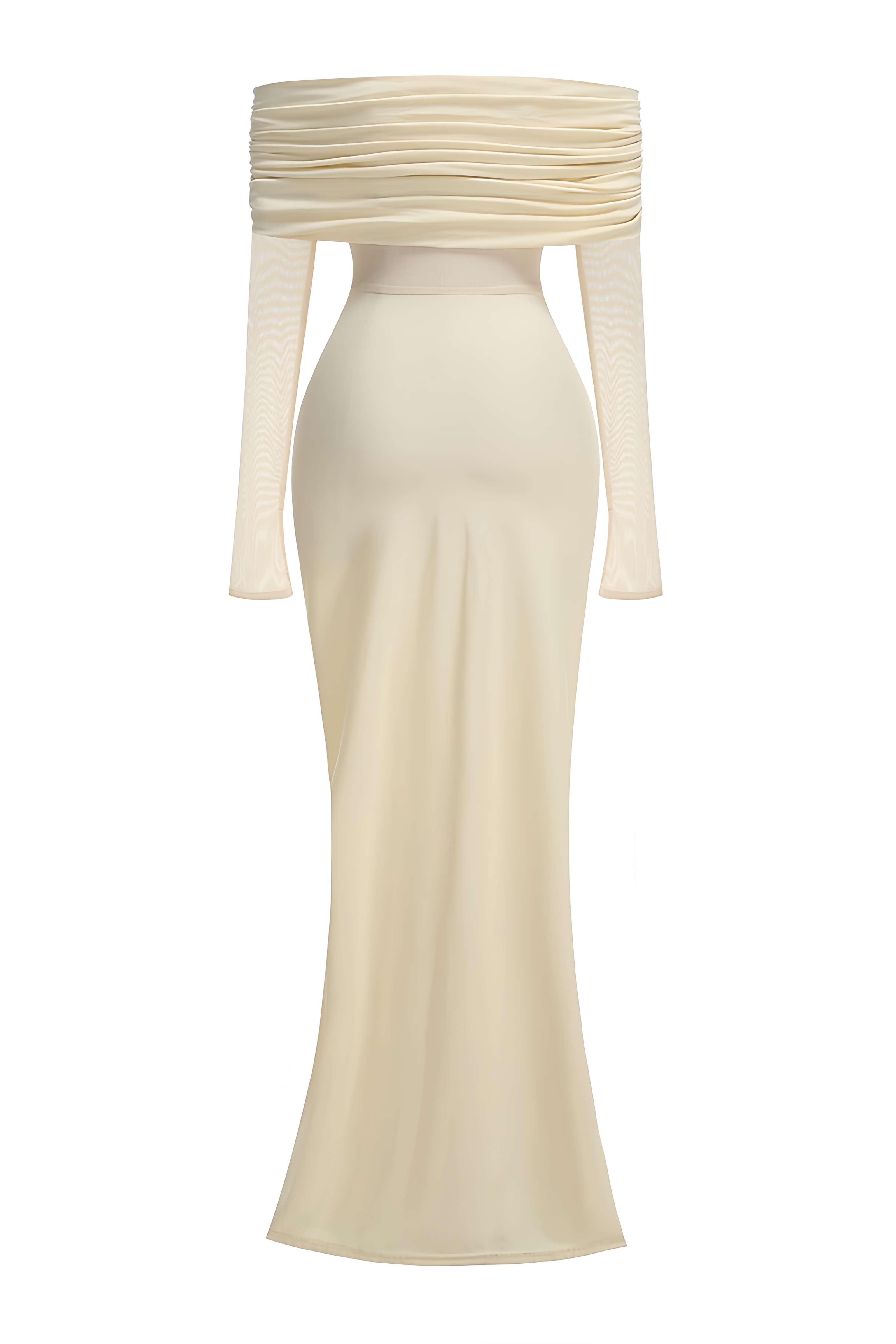 Argelia Off Shoulder Ruched Maxi Dress