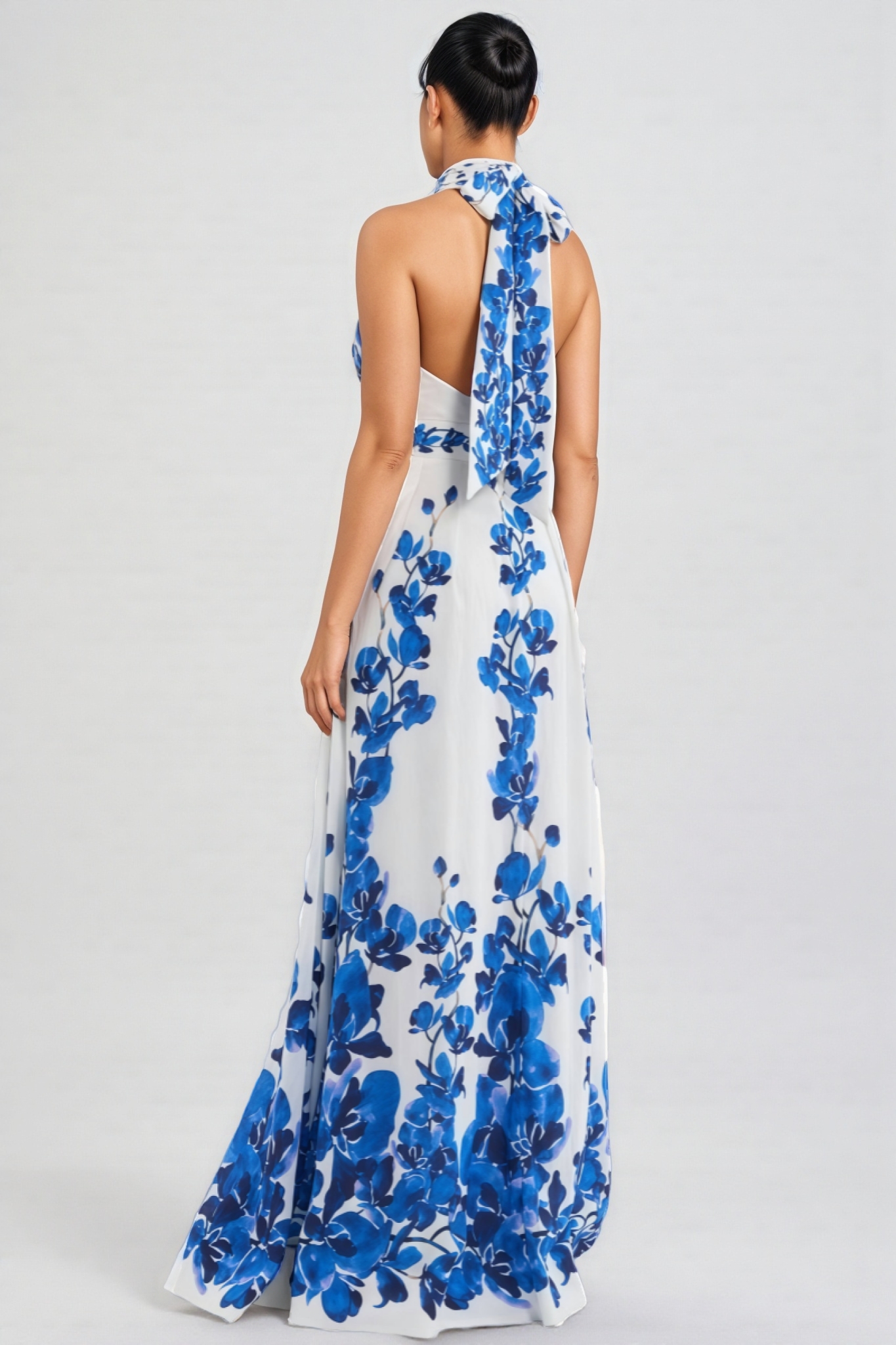 Lucad Orchid Blues Maxi Dress