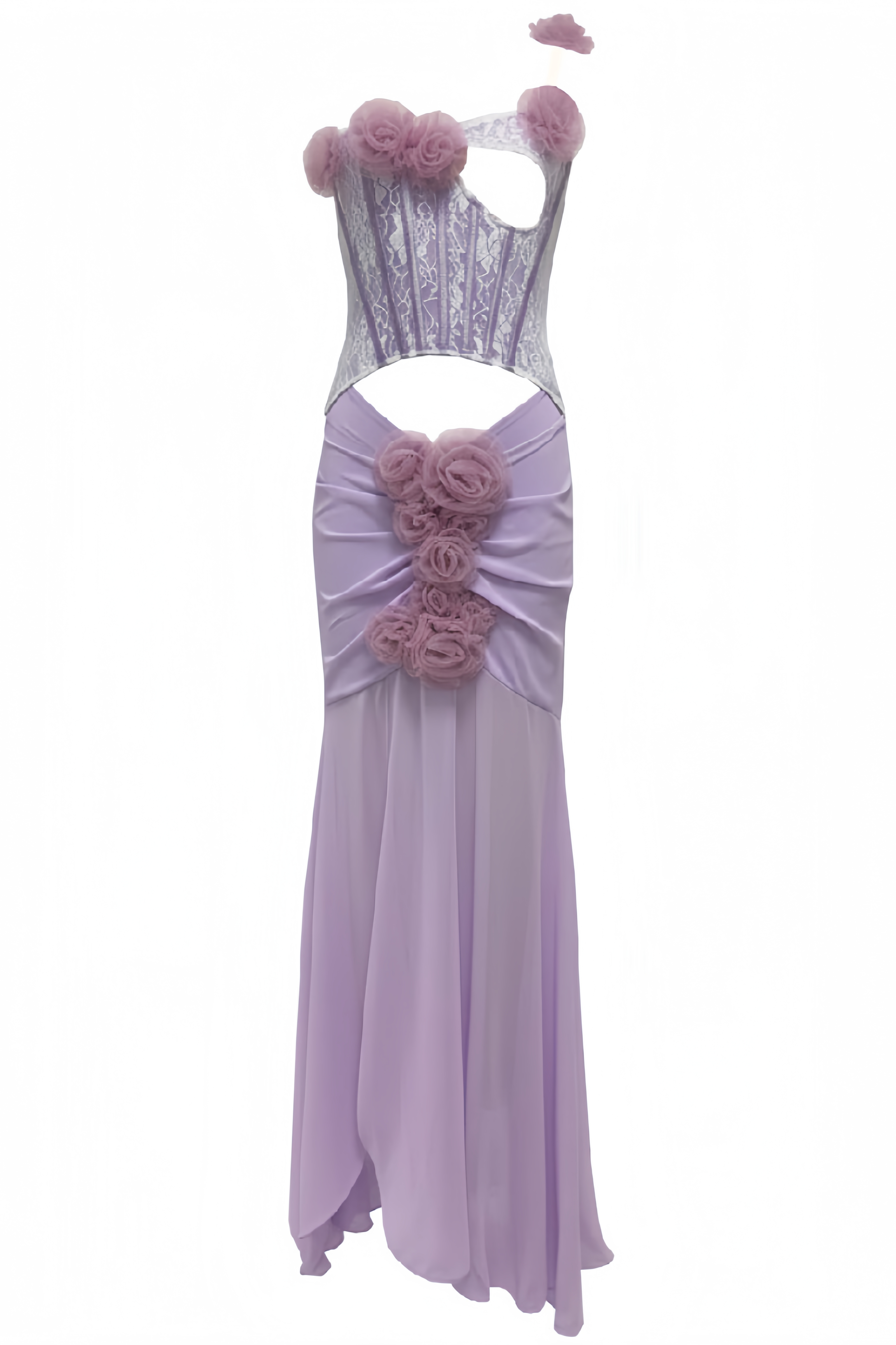 Sabriya One Shoulder Floral Maxi Dress