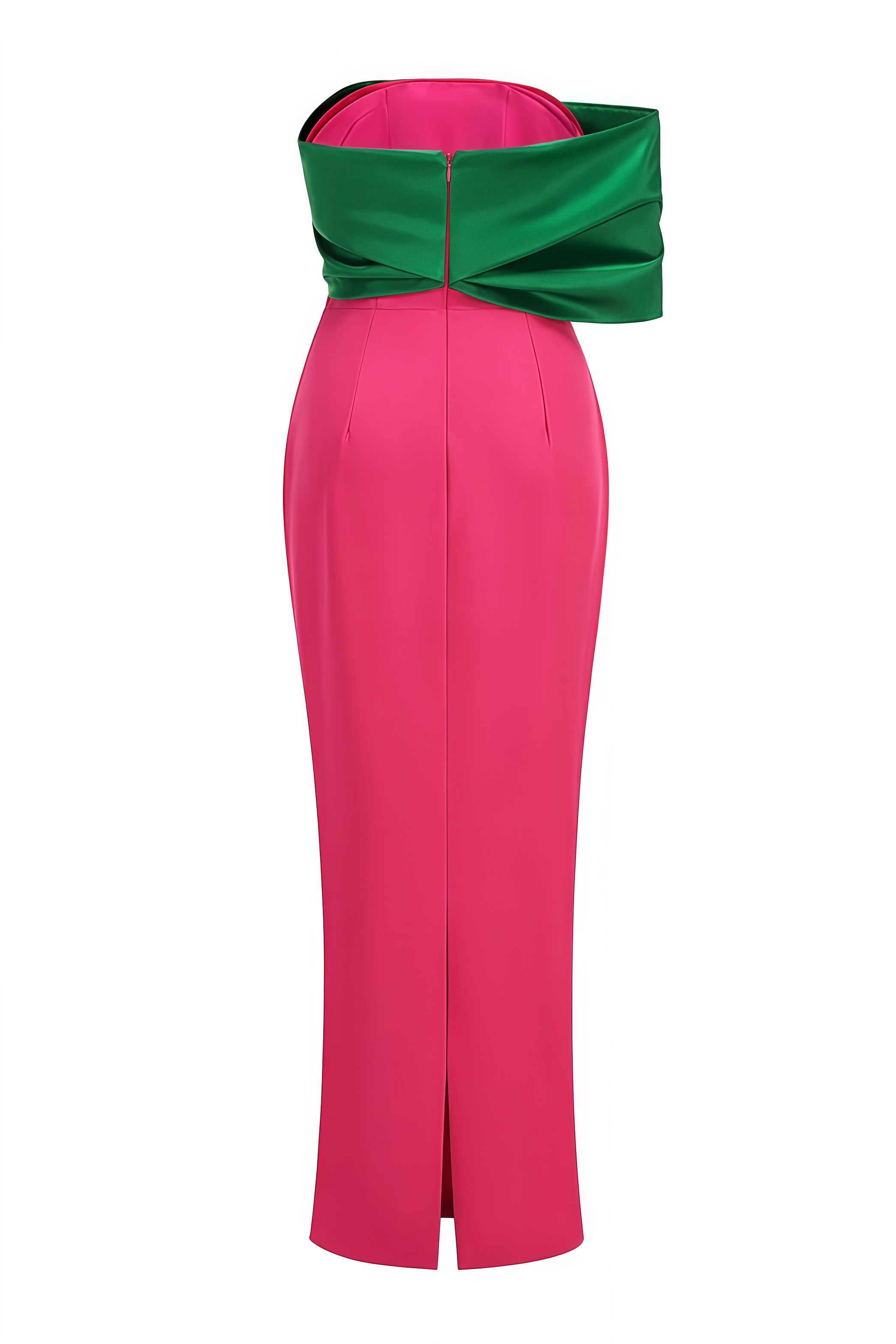 Myley Pink One Shoulder Column Maxi Dress
