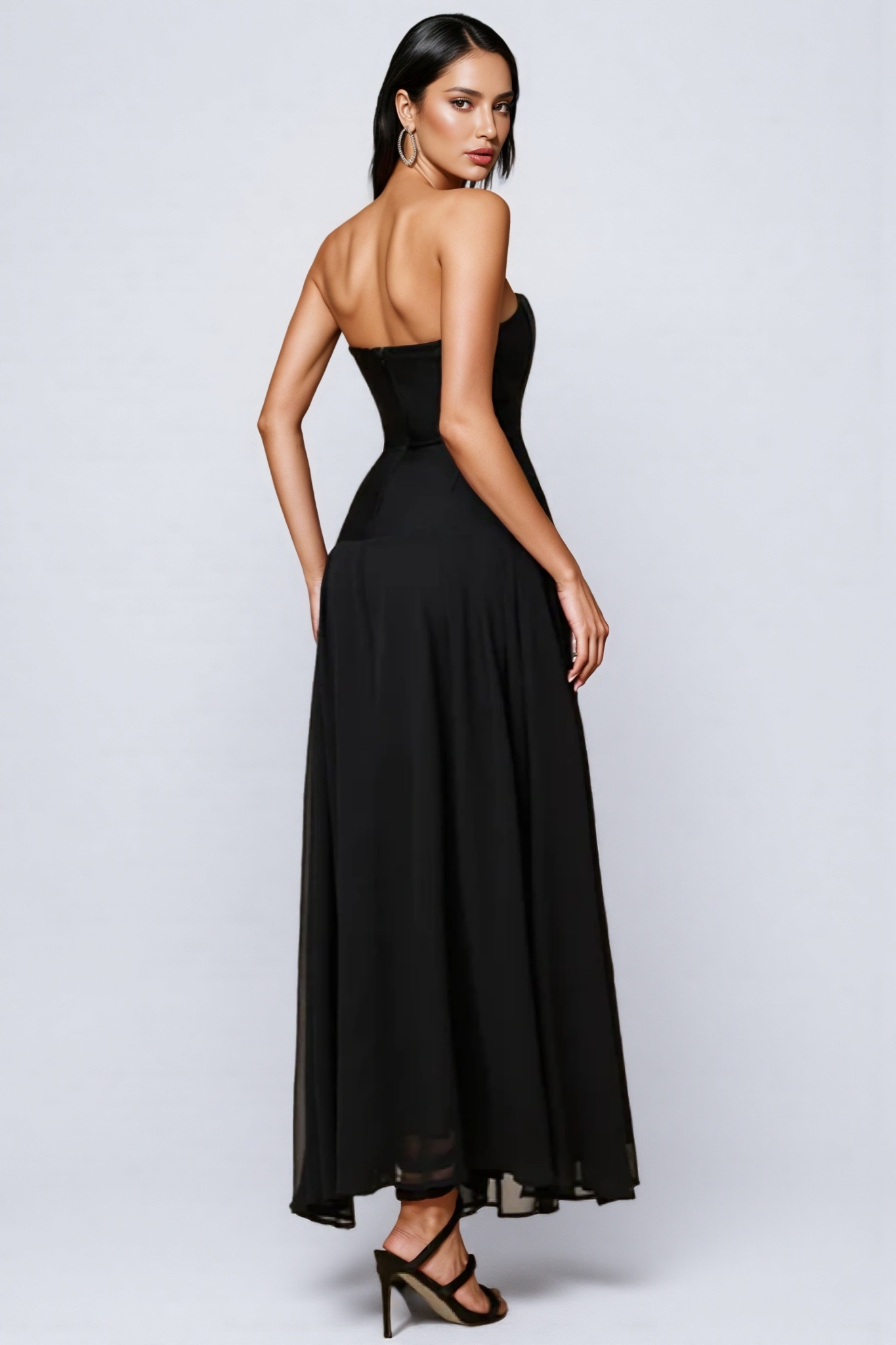 Breen Strapless Bandage Maxi Dress