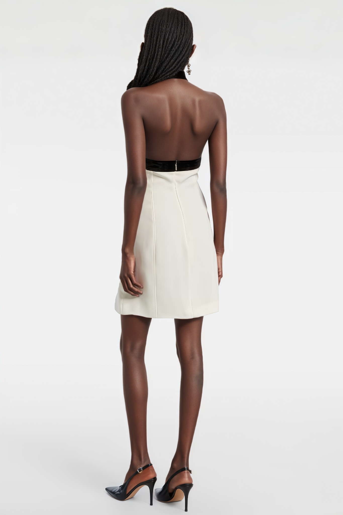 Isliey White Off Shoulder Bow Mini Dress