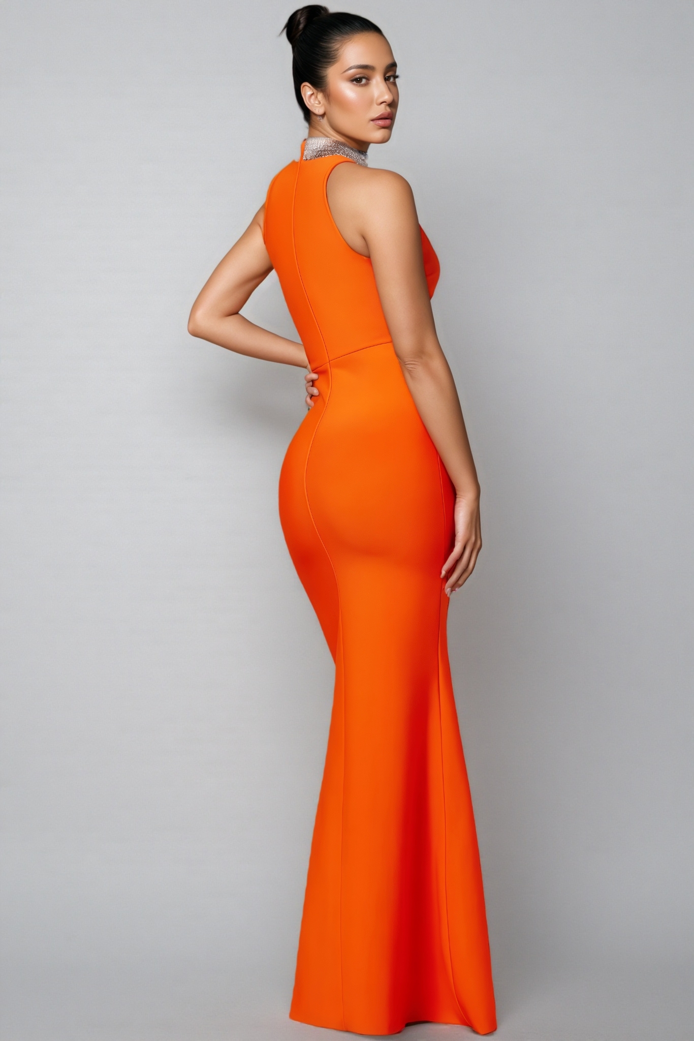 William Cut Out Sleeveless Maxi Dress