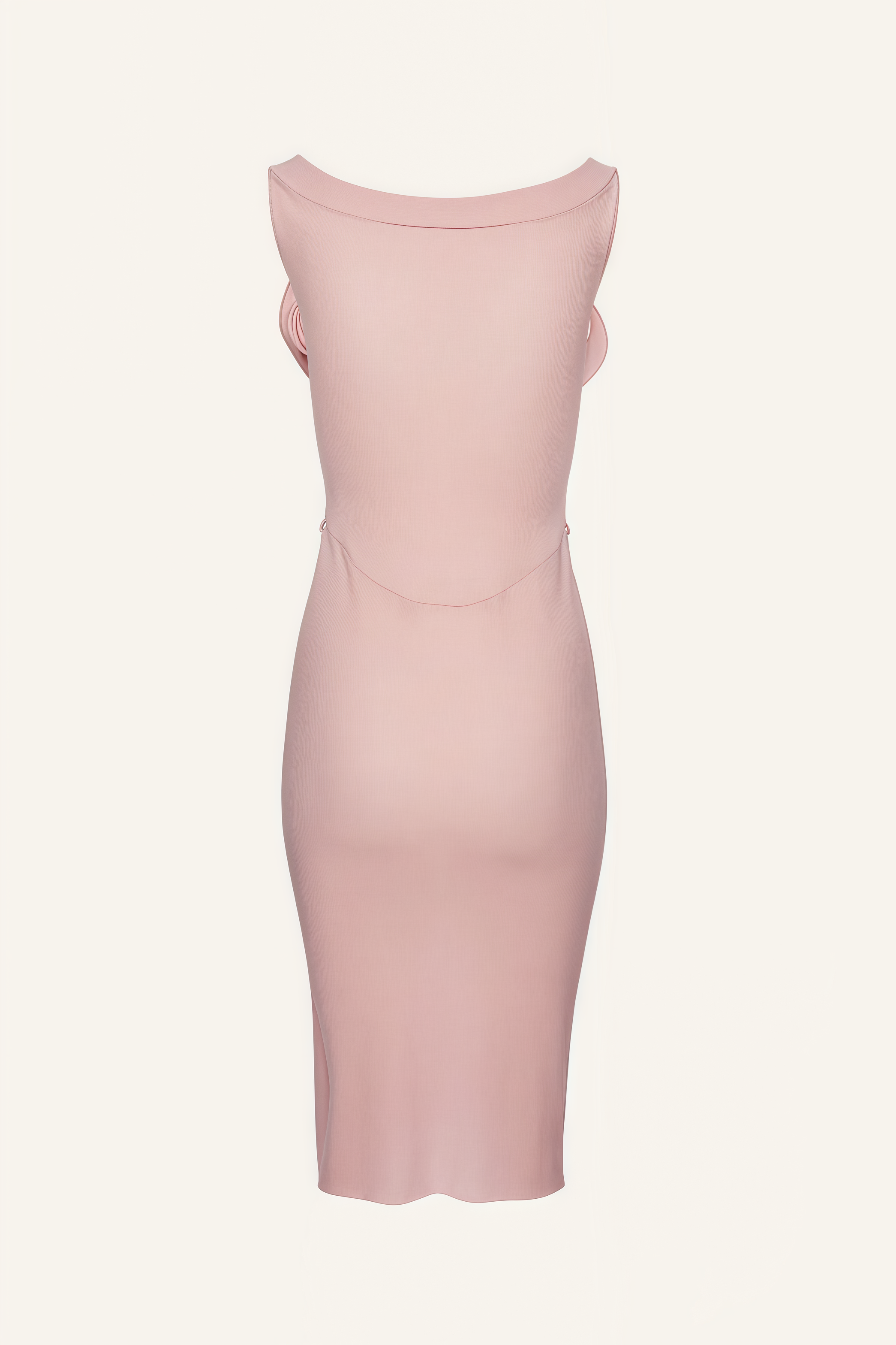 Anhad Pink Flower Bustier Midi Dress