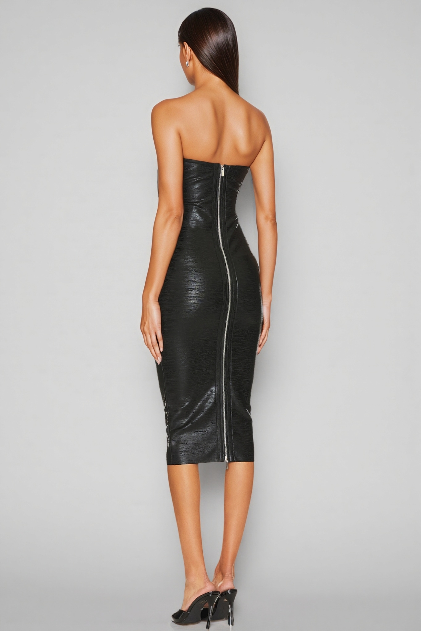 Benja Sheath Wrap Midi Dress