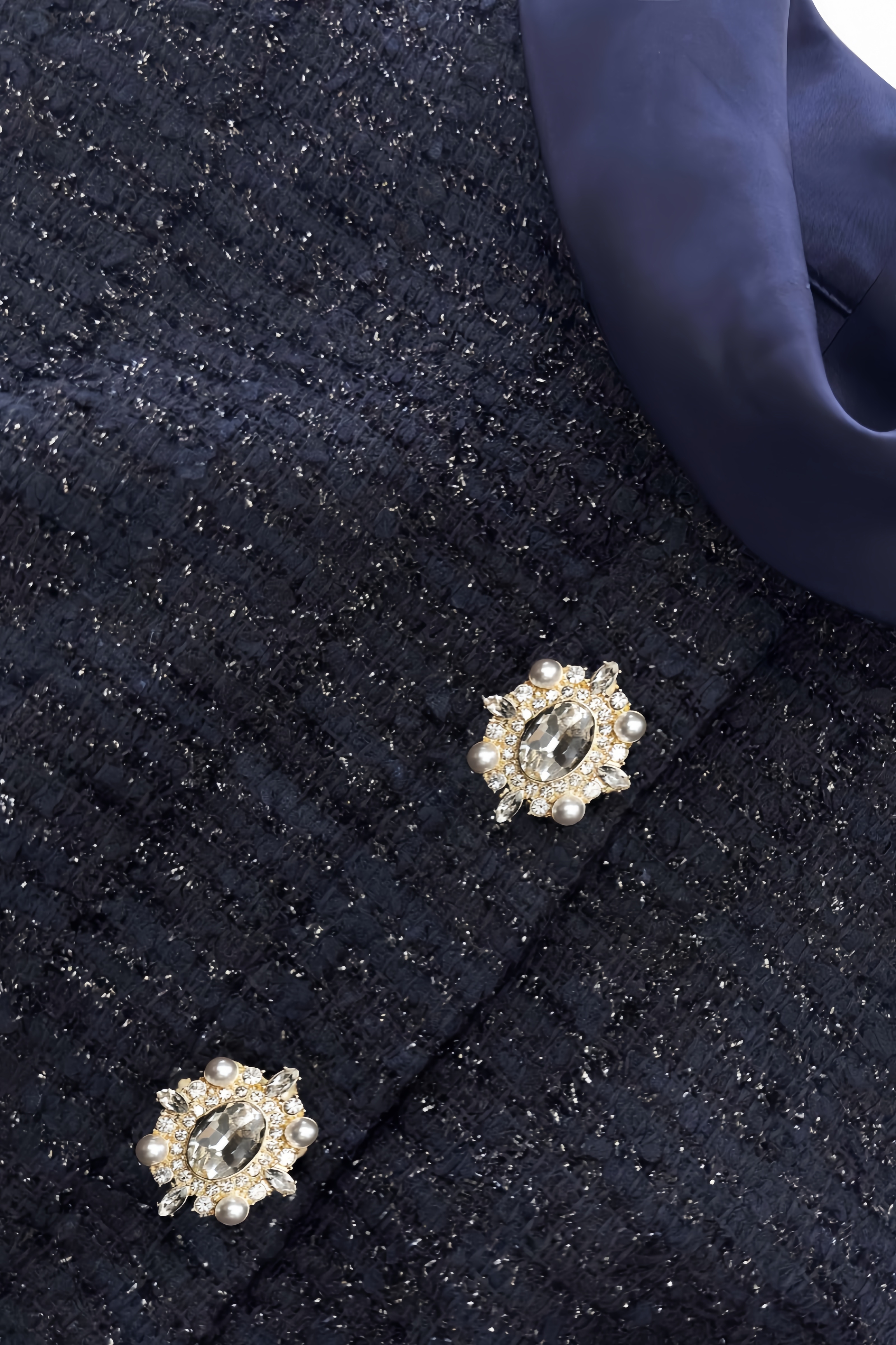 Thay Metallic Boucle Maxi Dress Set