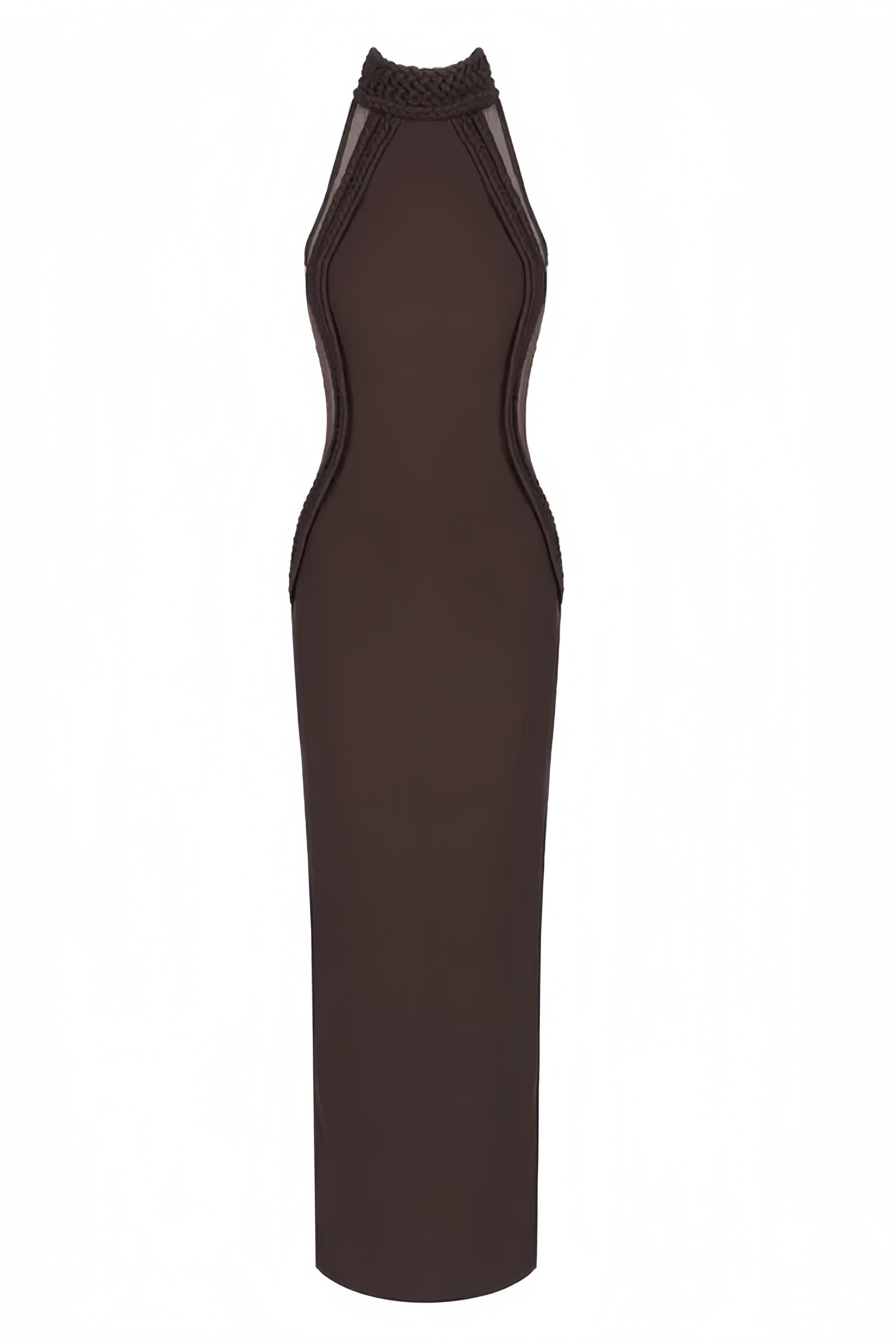 Makayla Braided Sleeveless Slit Maxi Dress