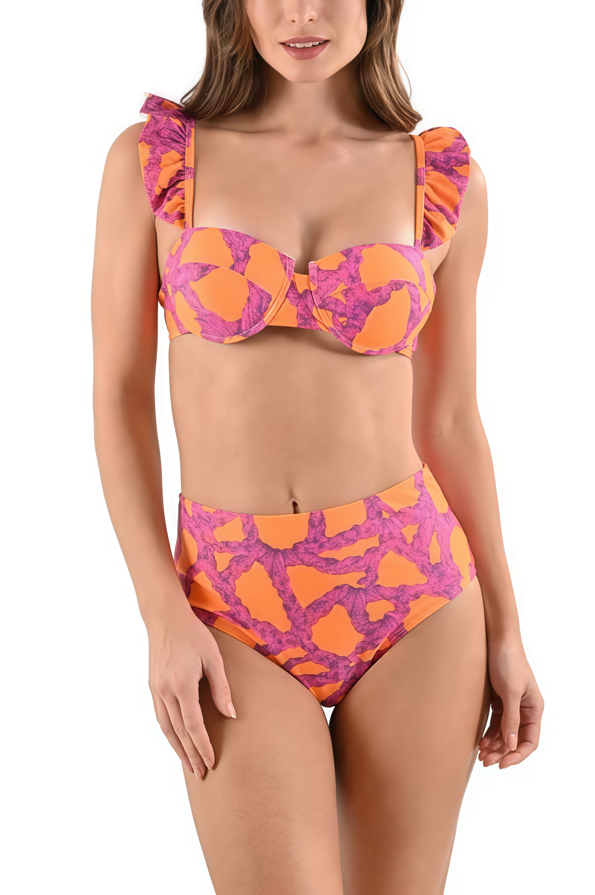 Alyn Halterneck Bikini Three Piece Set