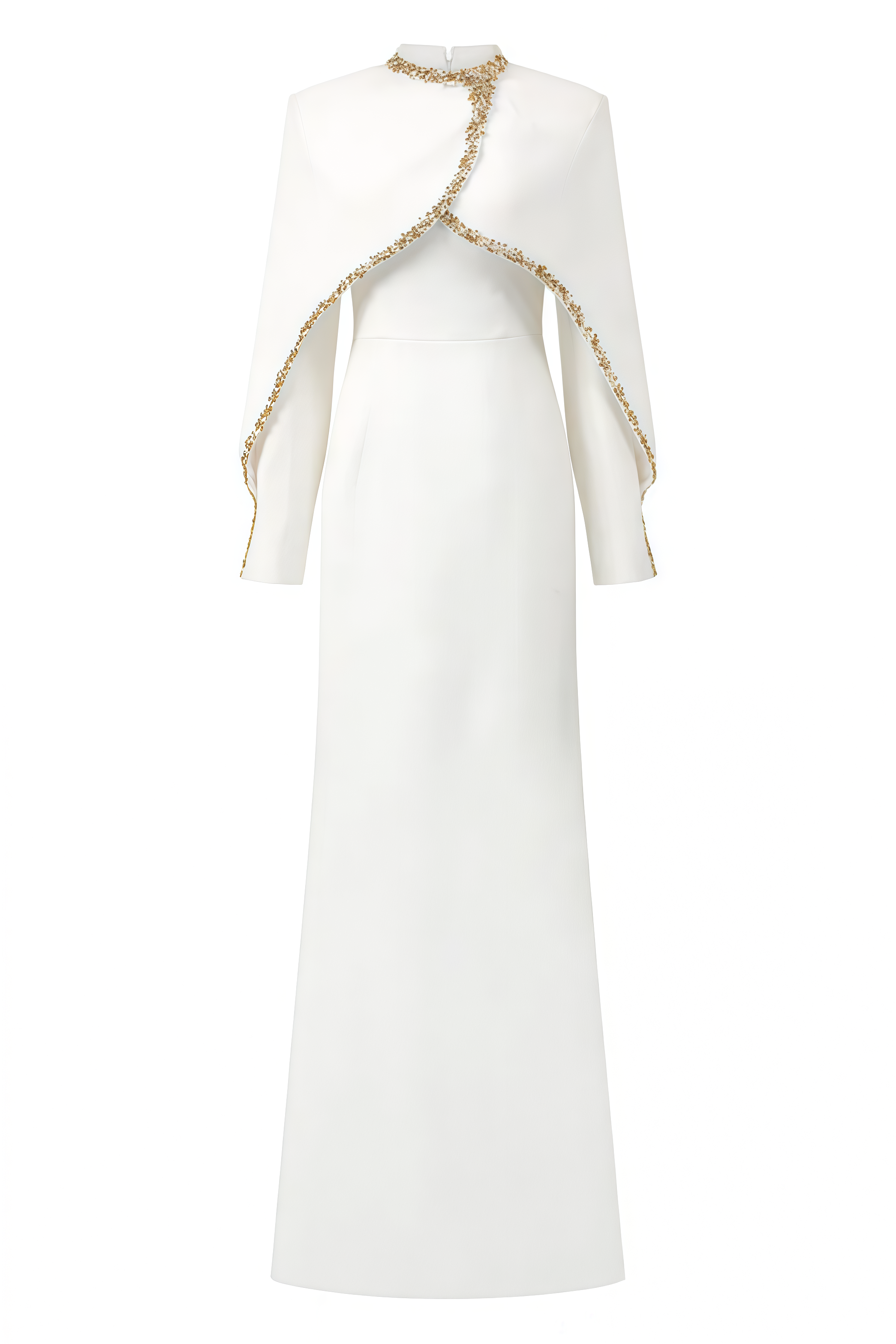 Karter White Chain Maxi Dress