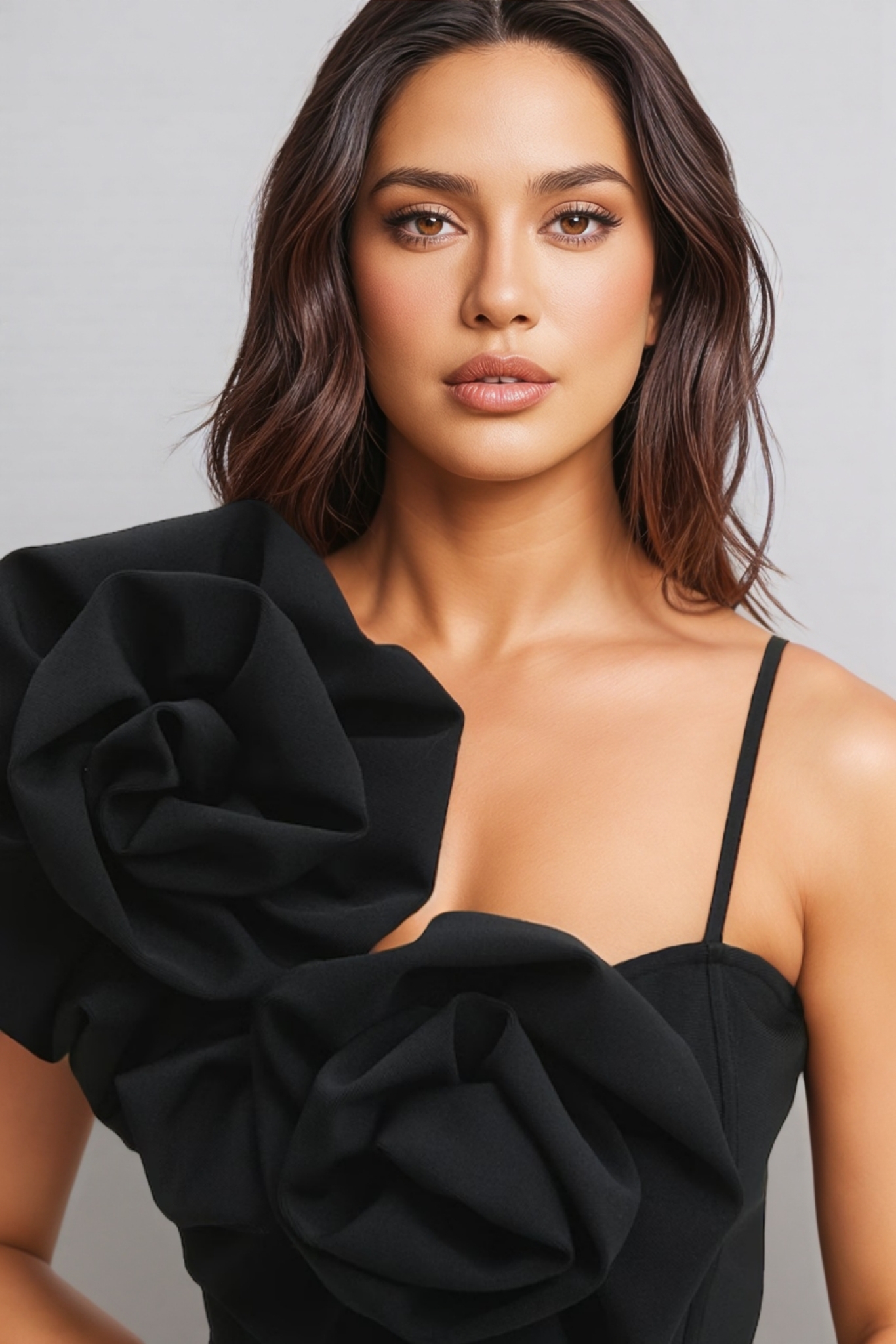 Merritt 3D Floral Midi Dress